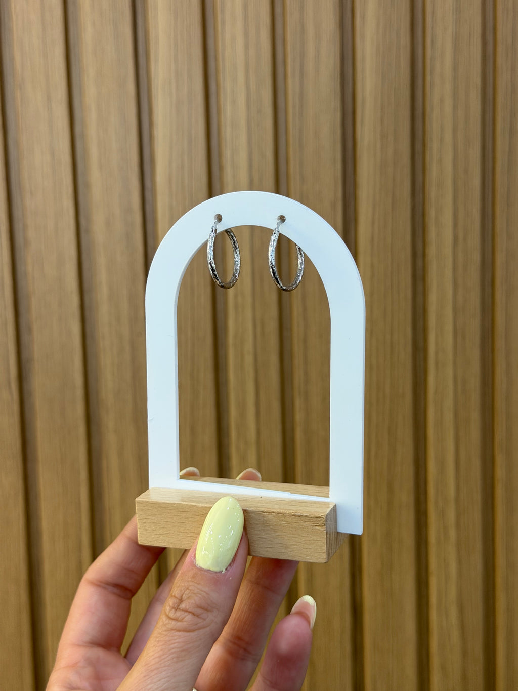 CERCHI ORO 18KT ORO BIANCO