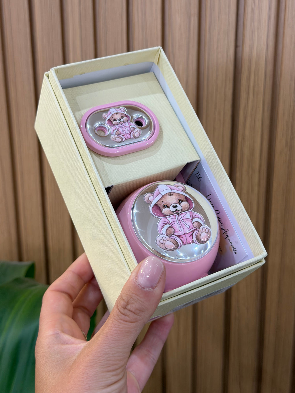 SET PORTA CIUCCIO ORSETTO ROSA