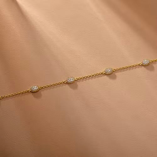 BRACCIALE MORELLATO PAVÈ ARGENTO 925