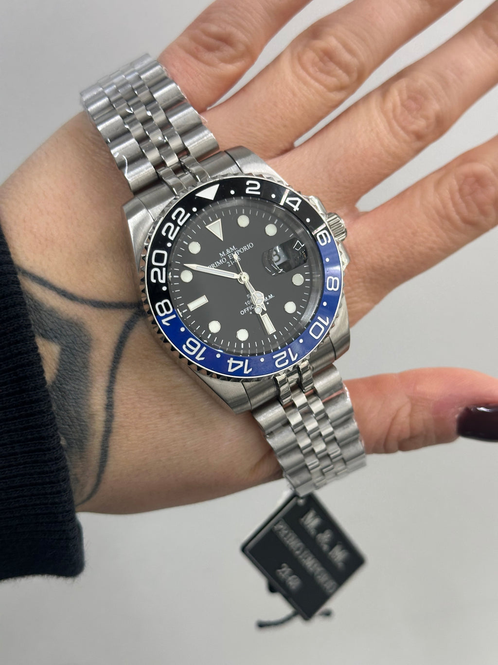 OROLOGIO PRIMO EMPORIO BLU E NERO