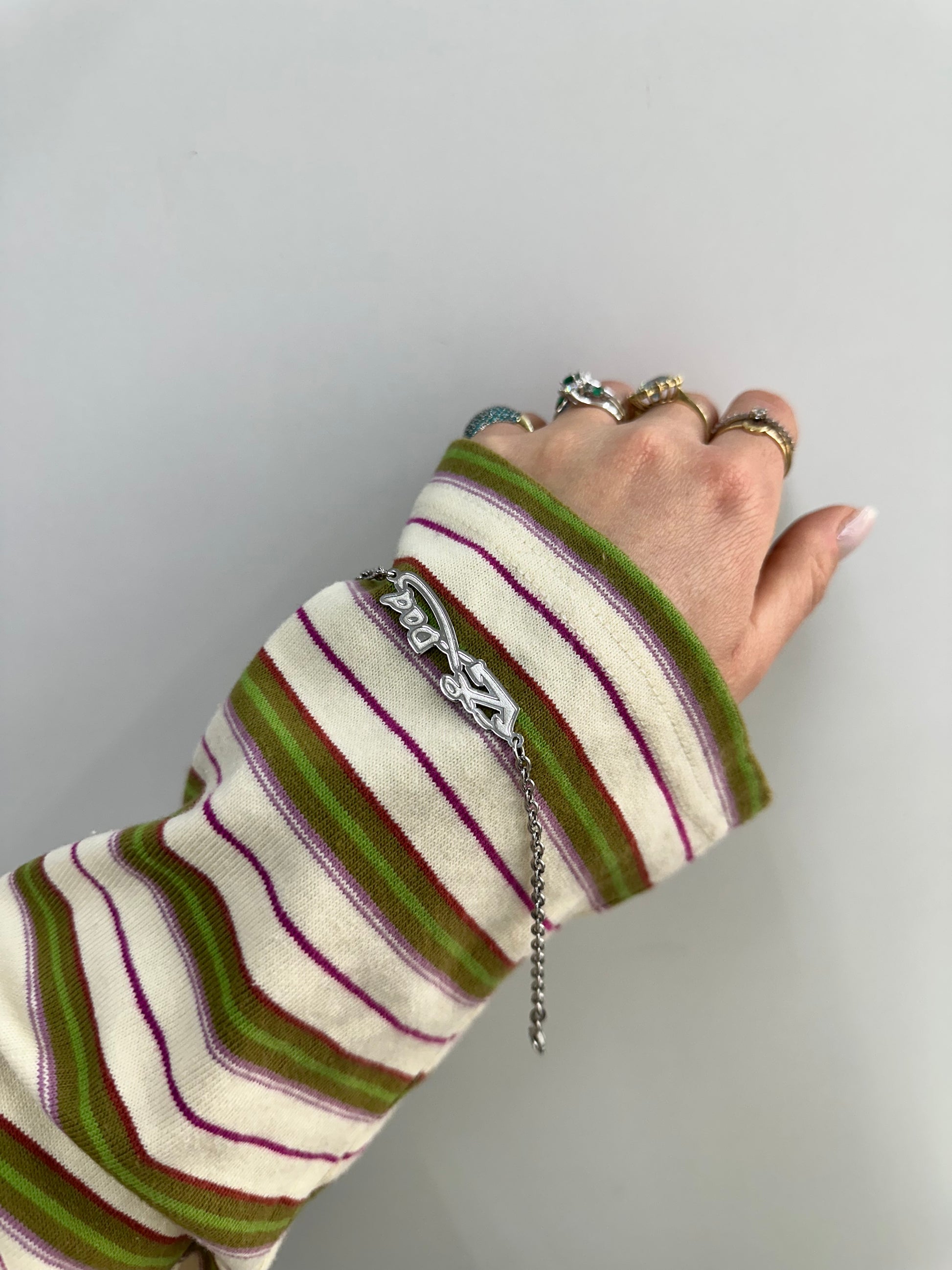 BRACCIALE DAD CON ANCORA ARGENTO 925
