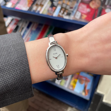 OROLOGIO CLUSE OVALE SILVER