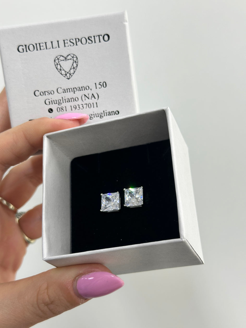 ORECCHINI PUNTO LUCE ARGENTO 925