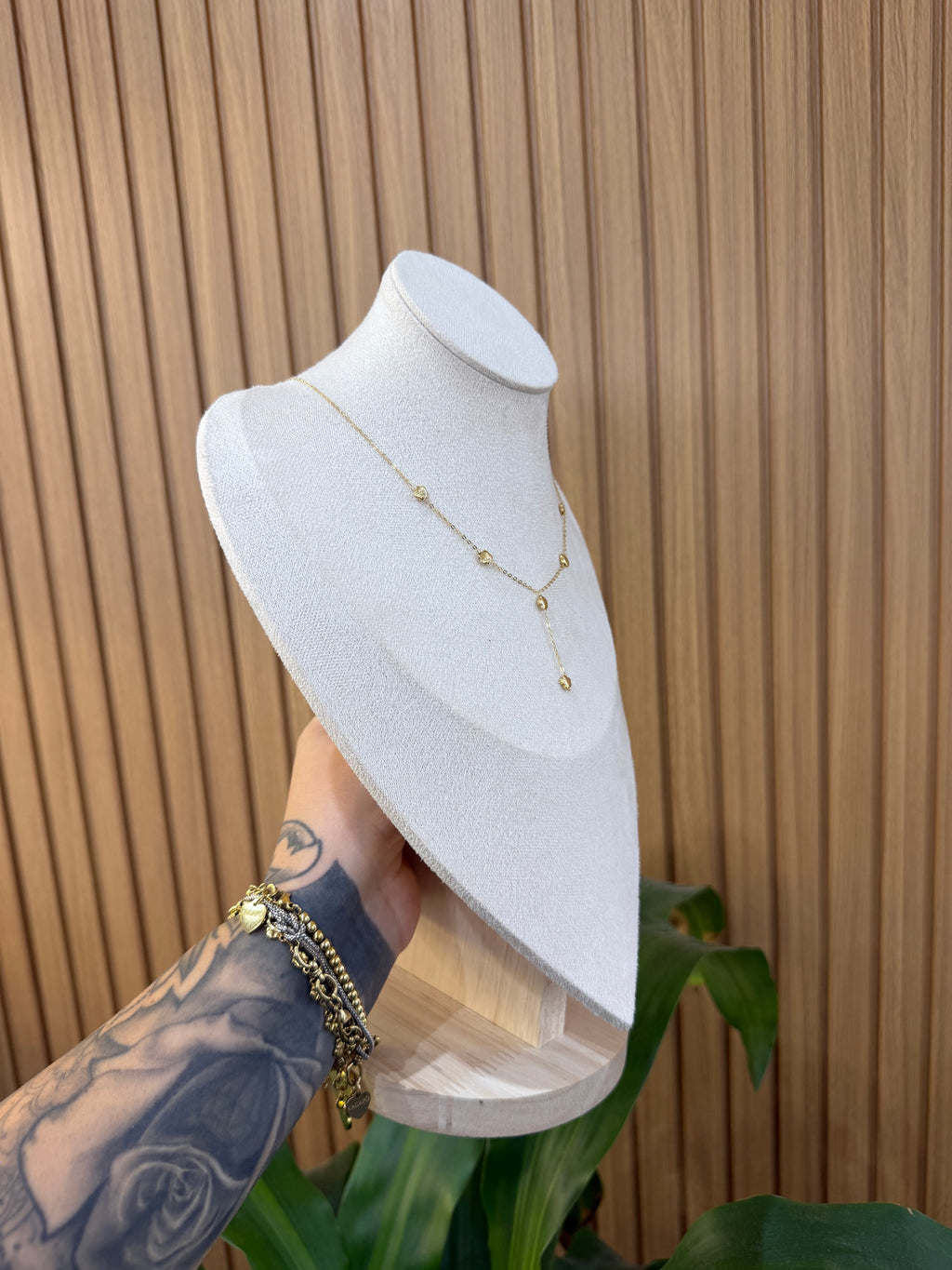 COLLANA QUADRIFOGLI ORO 18KT