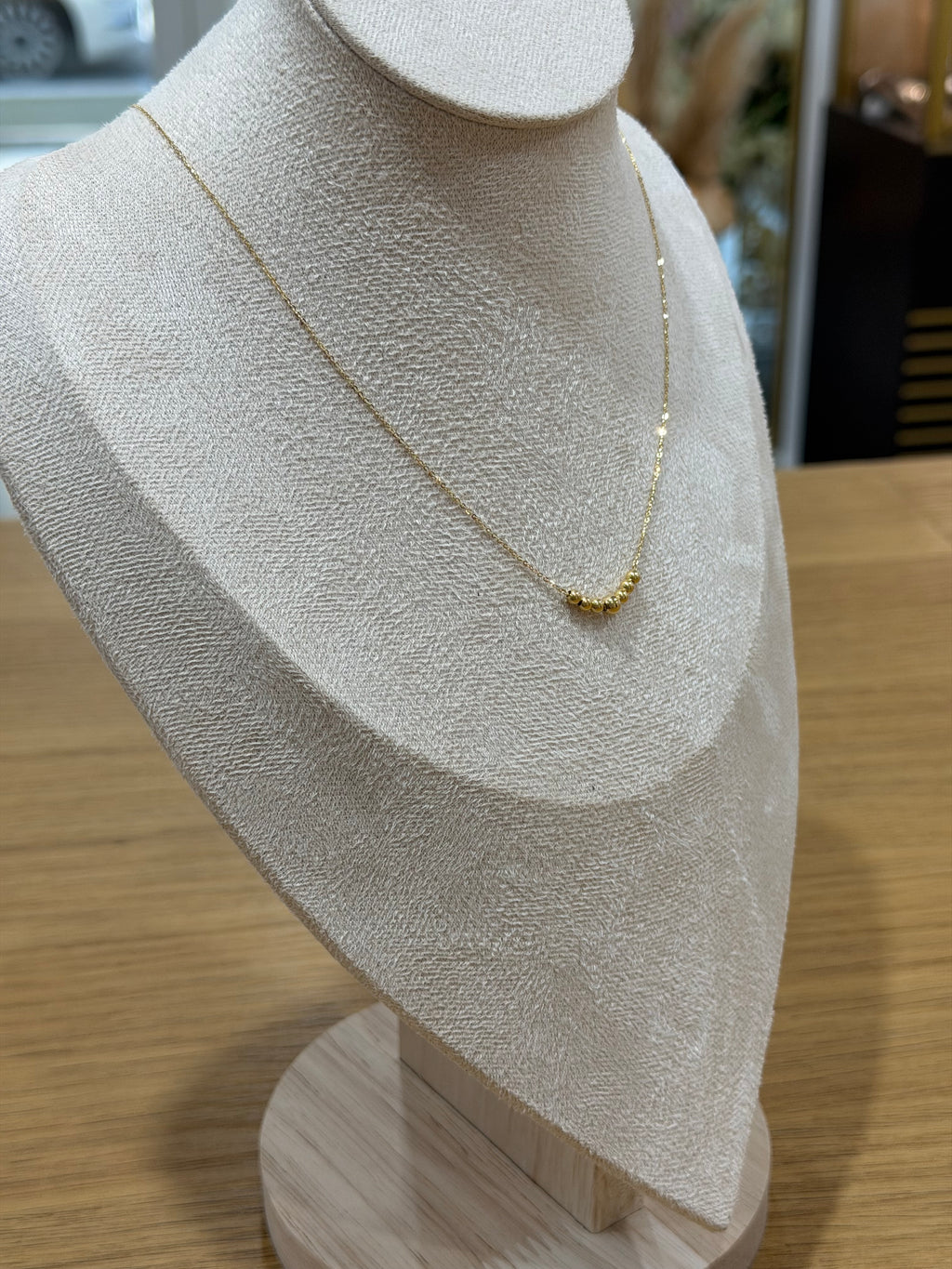 COLLANA SFERE ORO 18KT