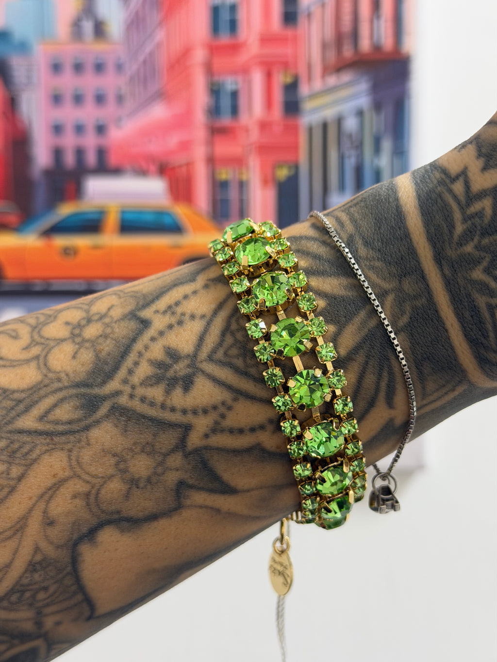 BRACCIALE GREEN MEDIUM SAKI