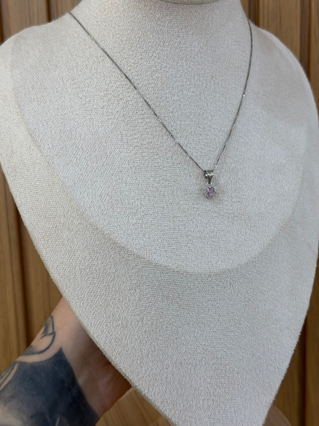 COLLANA DAFNE PINK ARGENTO 925