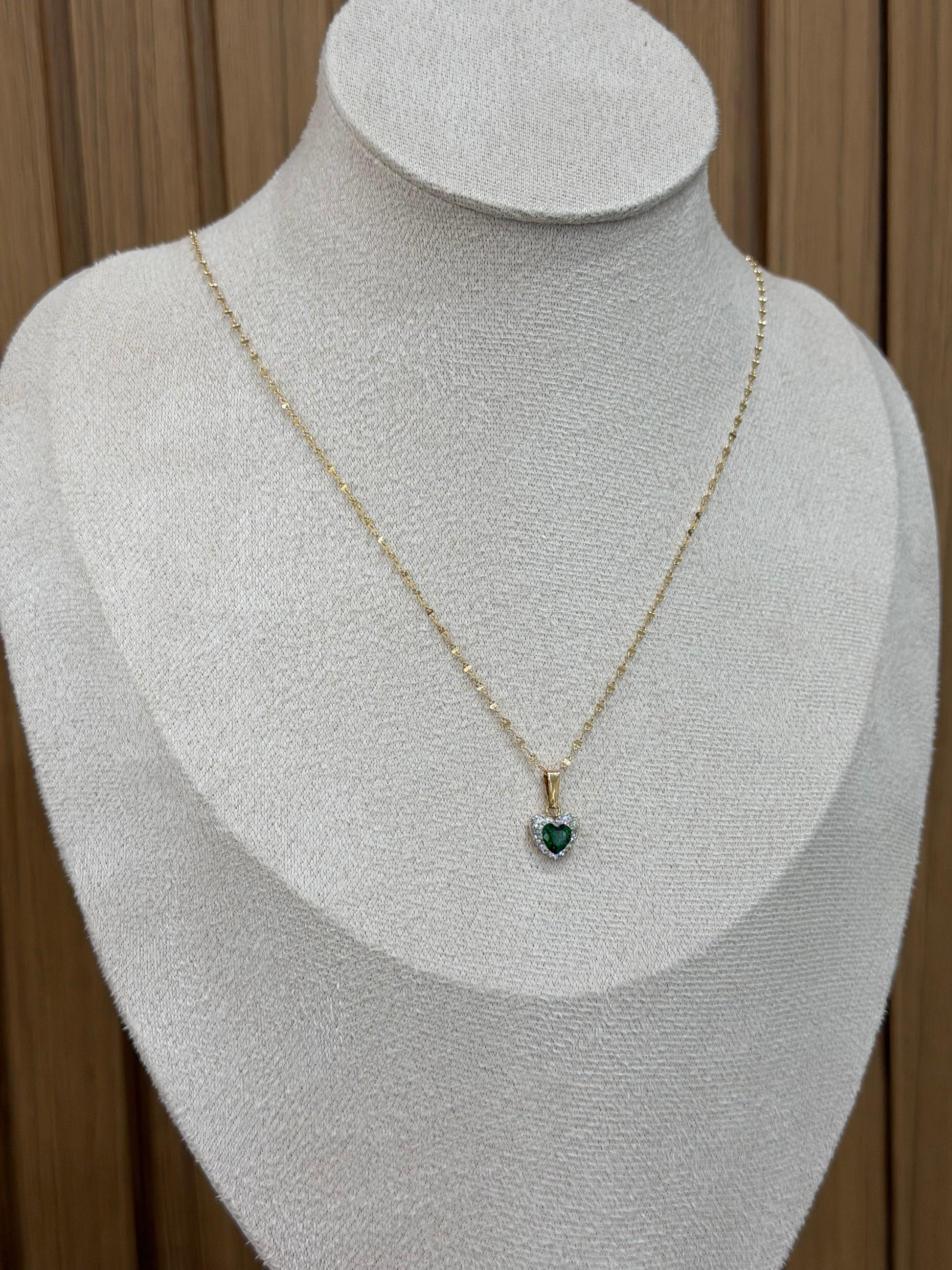 COLLANA CUORICINO ORO 18KT CON SPECCHIATA