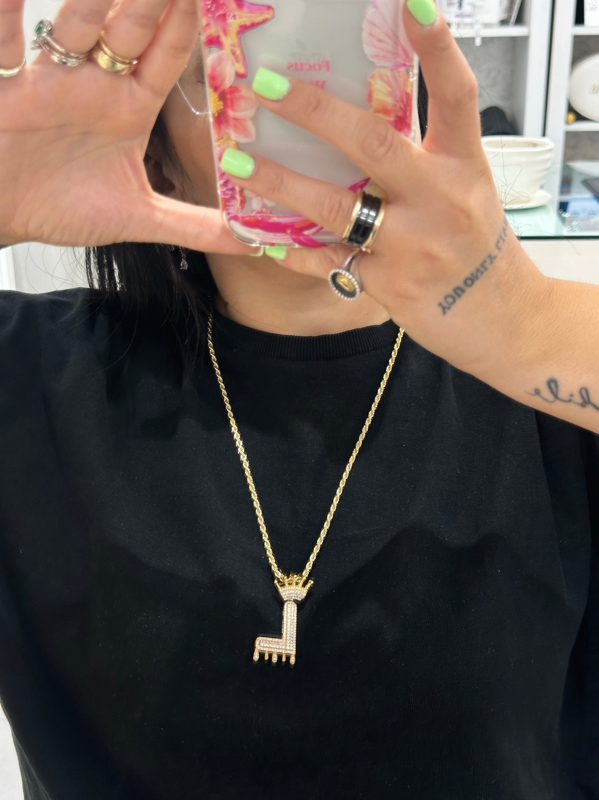 COLLANA INIZIALE DIFFERENT ACCIAIO