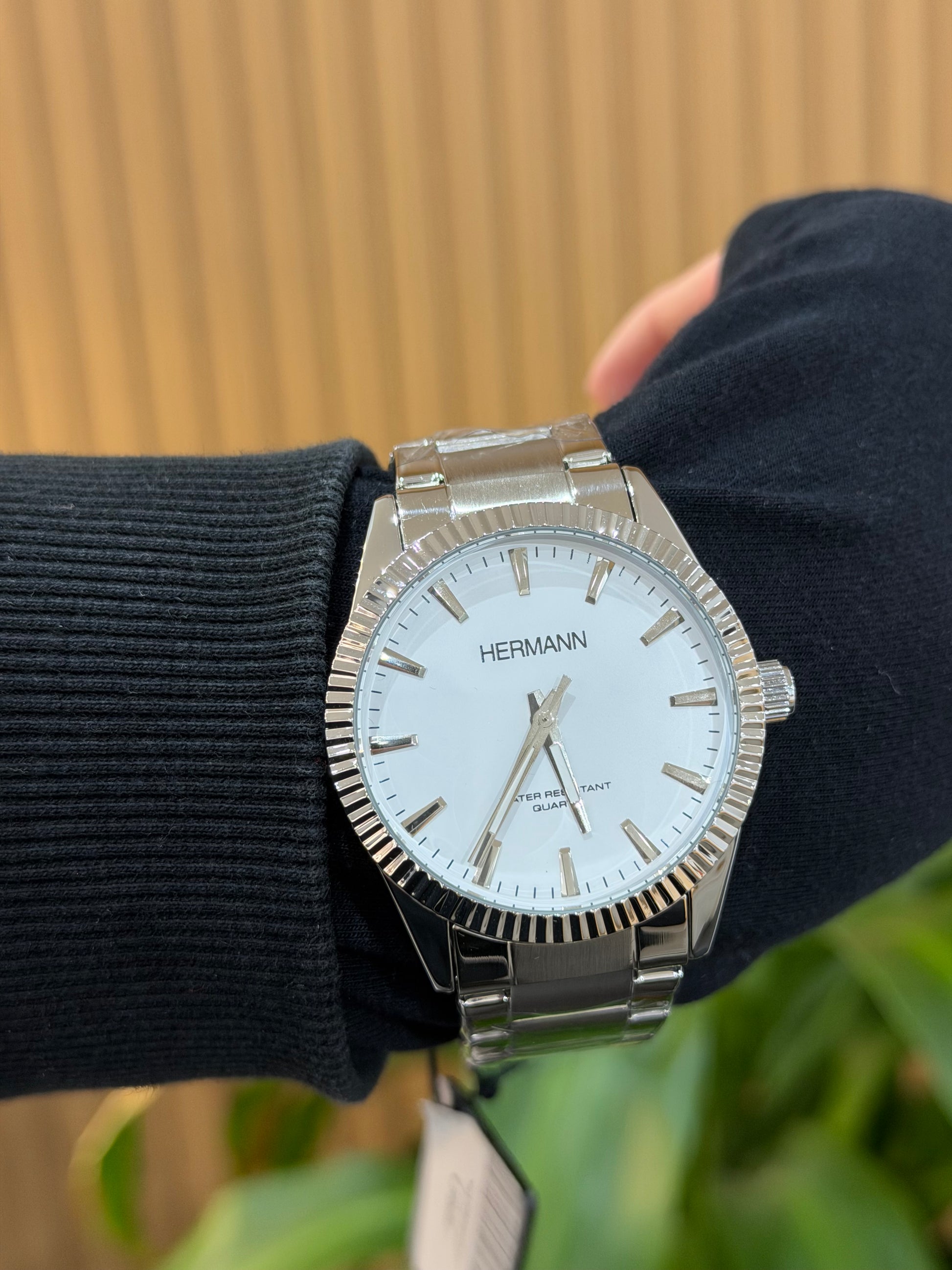 OROLOGIO HERMANN QUADRANTE BIANCO
