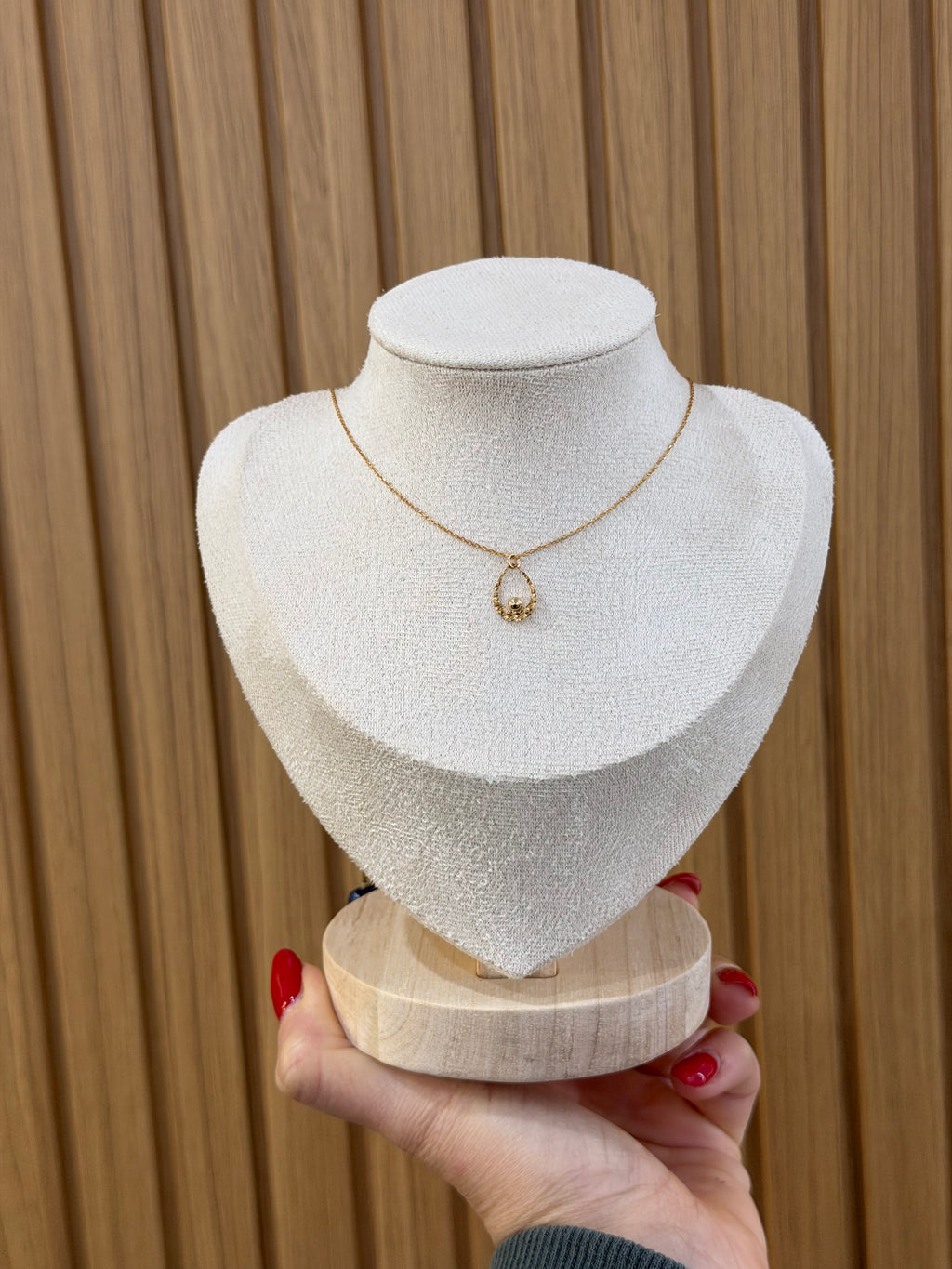 COLLANA GOCCIA DANA ORO 9 CARATI