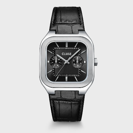 OROLOGIO CLUSE QUADRUS BLACK