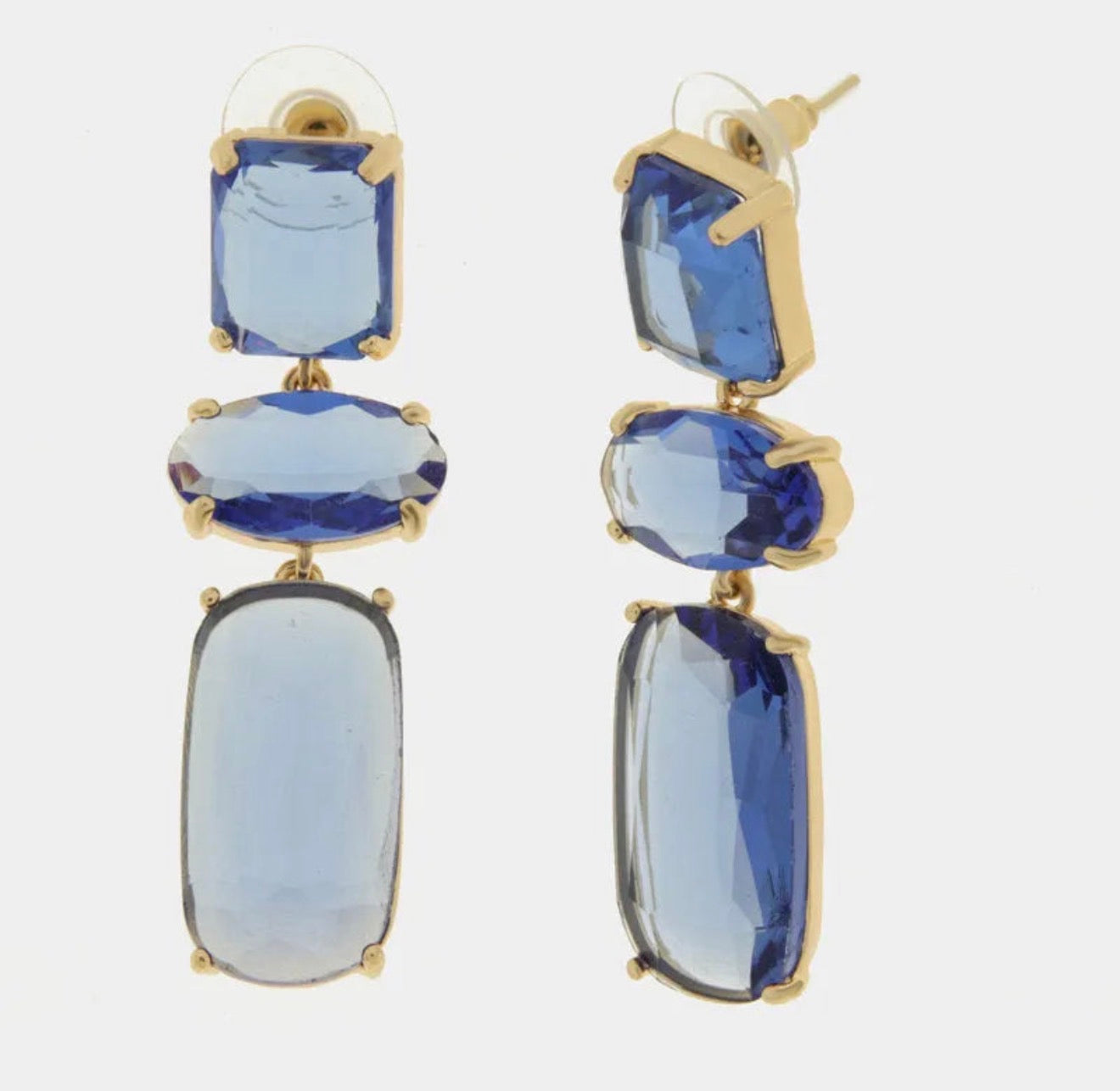 ORECCHINI AMO VENEZIA CRISTALLI BLU