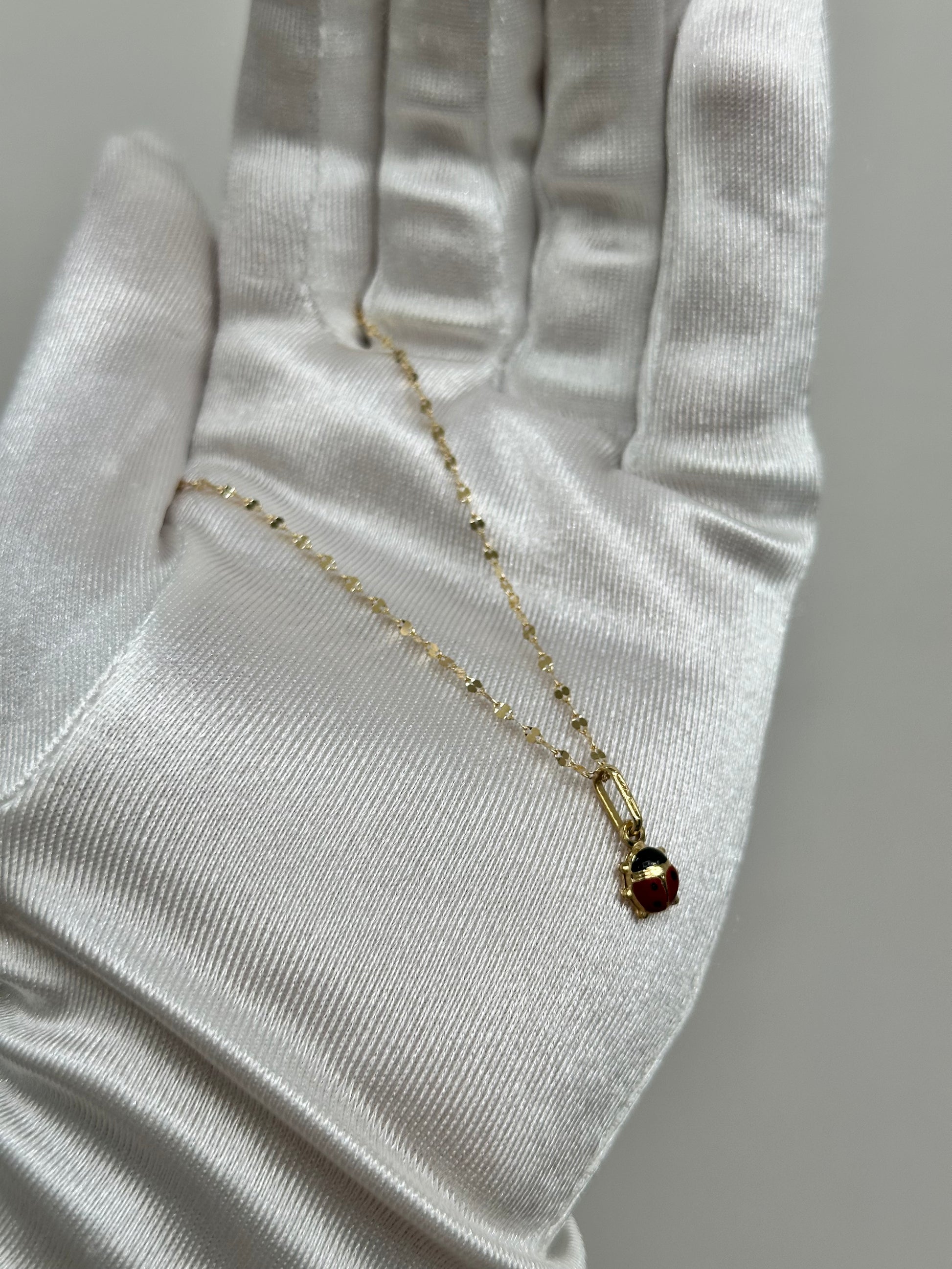 COLLANA COCCINELLA ORO 18KT