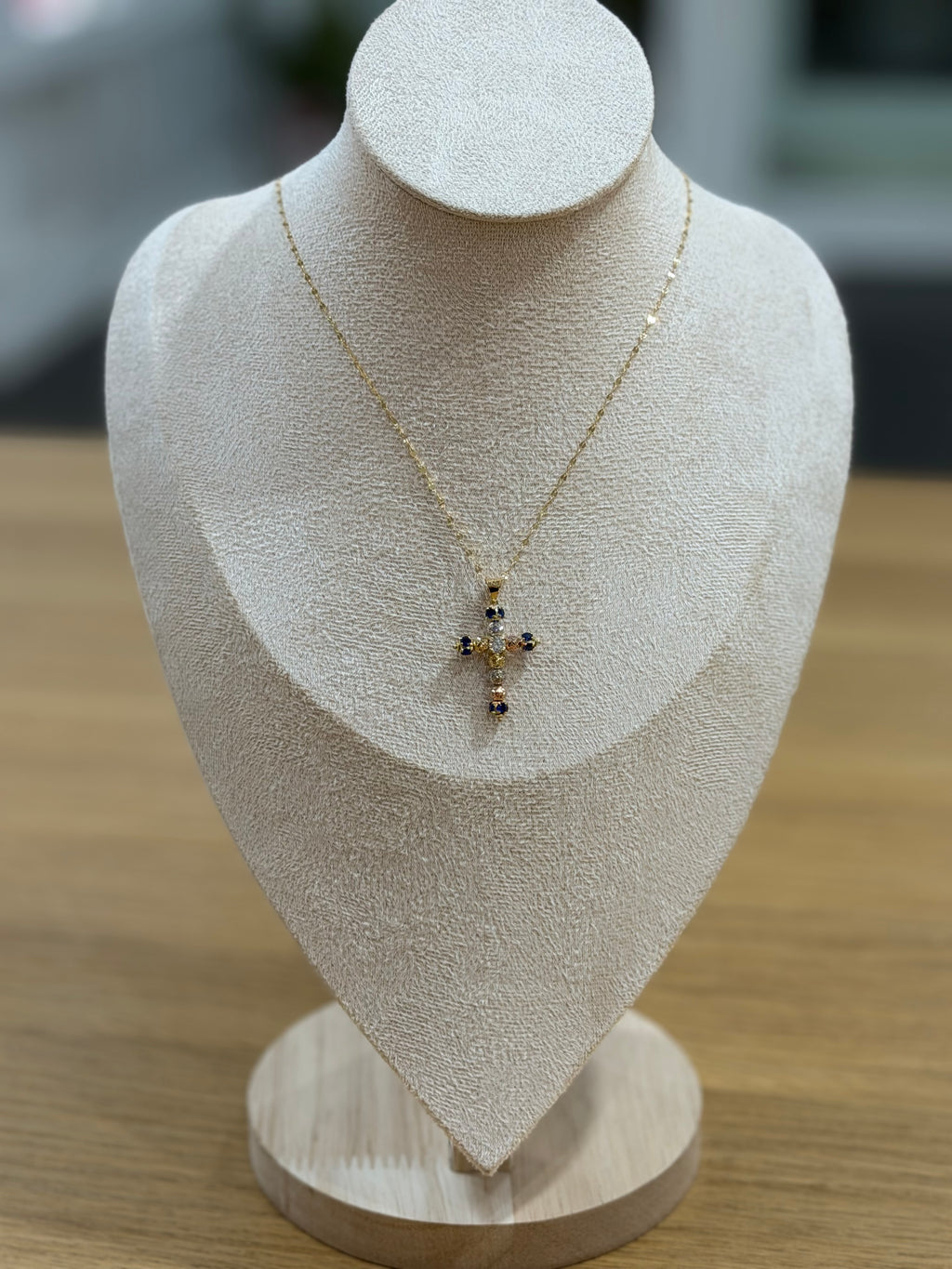 COLLANA ORO 18KT MILLELUCI MAGIC BLU