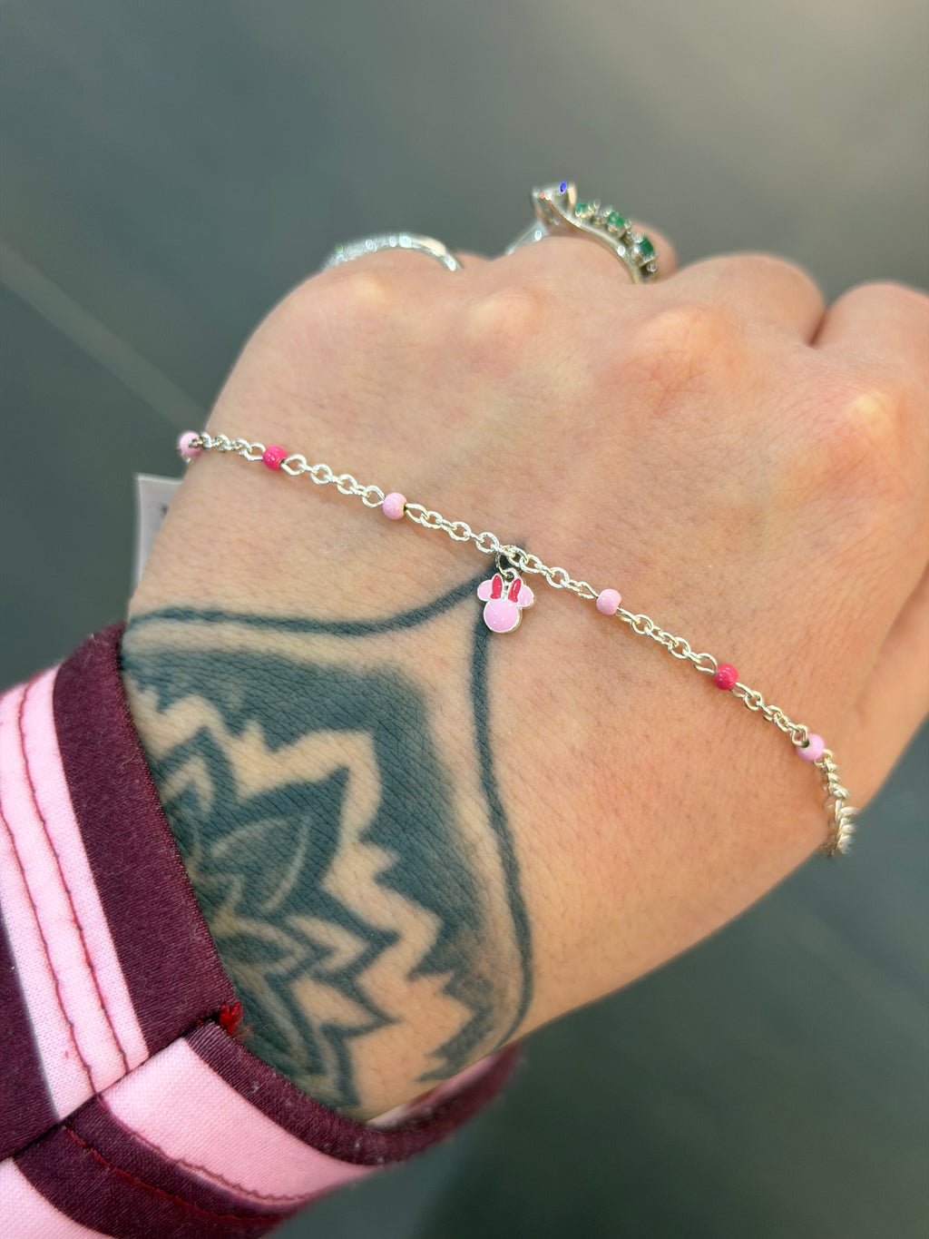 BRACCIALE MINNIE PENDENTE FIRMATO DISNEY ARGENTO 925