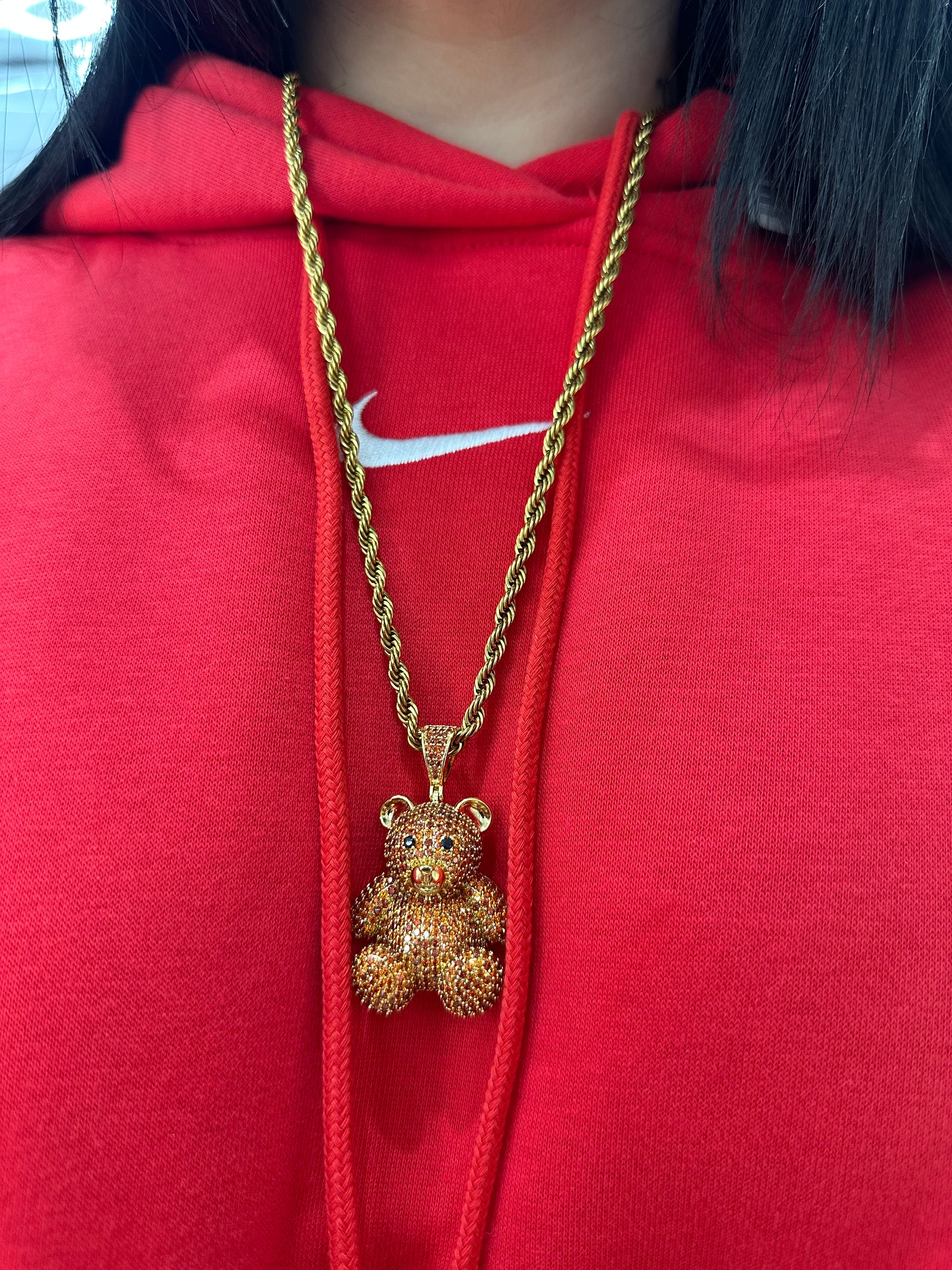 COLLANA MEGA TEDDY ACCIAIO