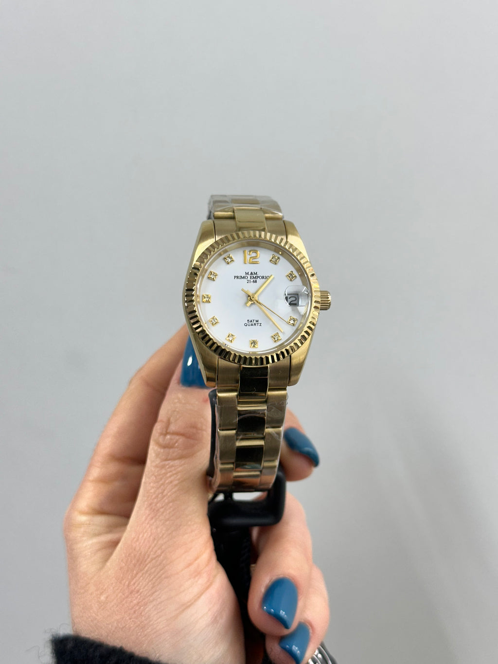 OROLOGIO PRIMO EMPORIO TOTAL GOLD QUADRANTE BIANCO
