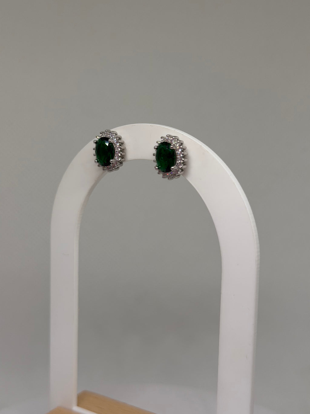 ORECCHINI KATE GREEN ARGENTO 925
