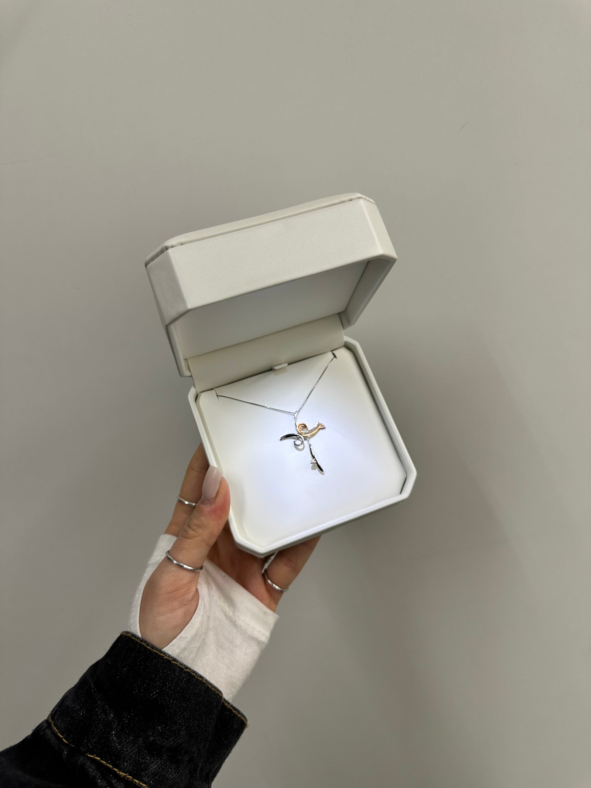 COLLANA CROCE ORO 18KT CON DIAMANTI
