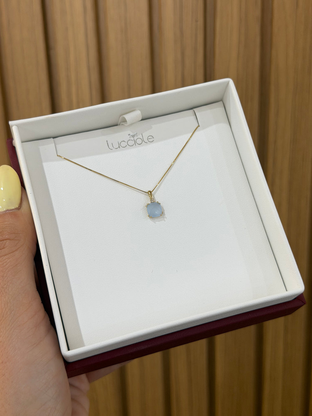 COLLANA LUCCIOLE PIETRA BLU