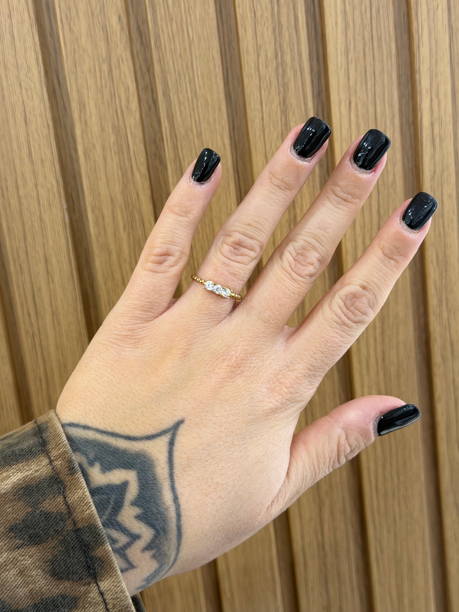 ANELLO TRILOGY ORO 9 CARATI