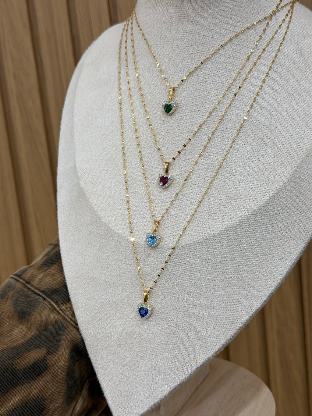COLLANA CUORICINO ORO 18KT CON SPECCHIATA