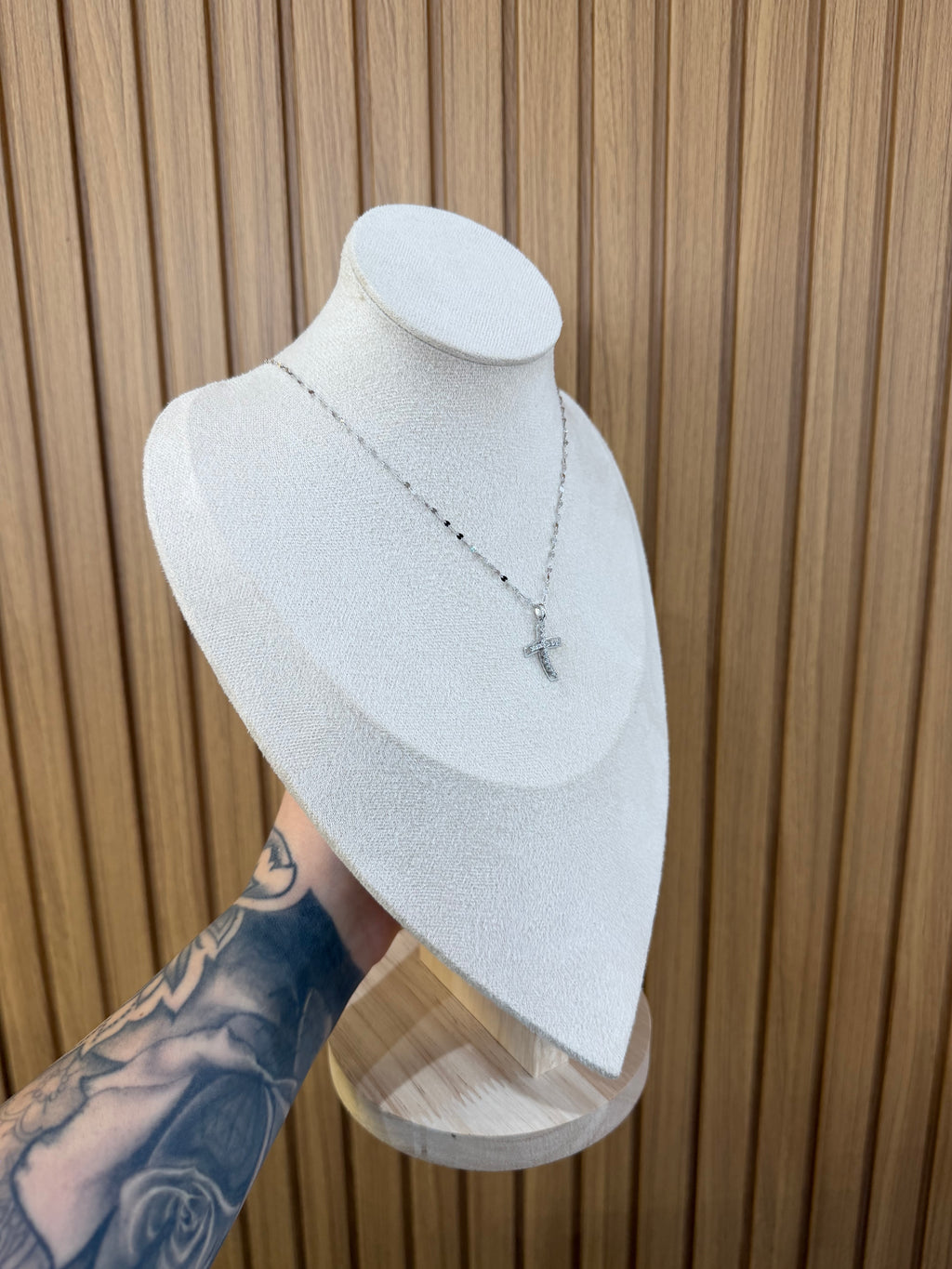 COLLANA ORO 18KT CON CROCE