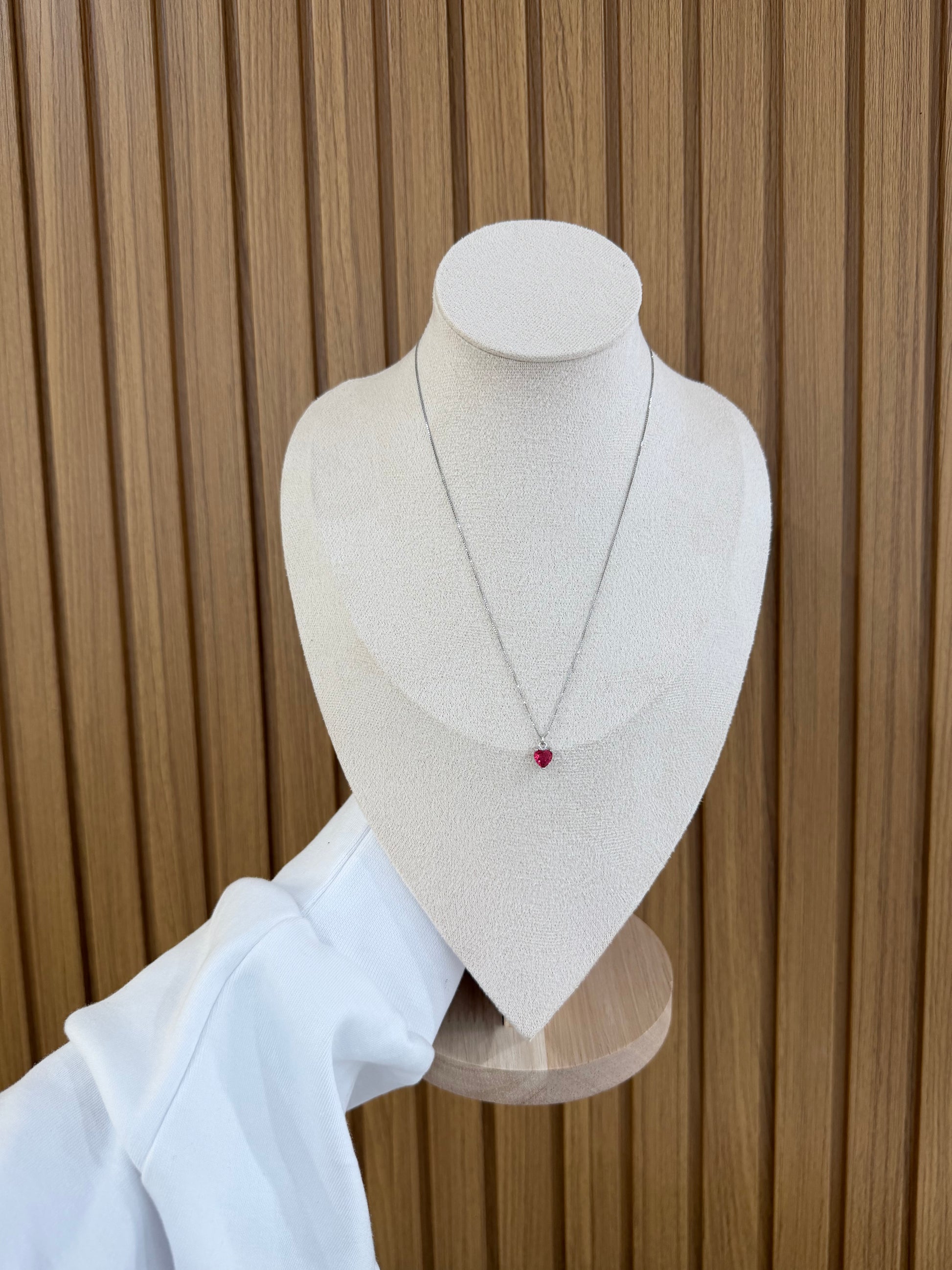 COLLANA MINI CUORICINO ARGENTO 925