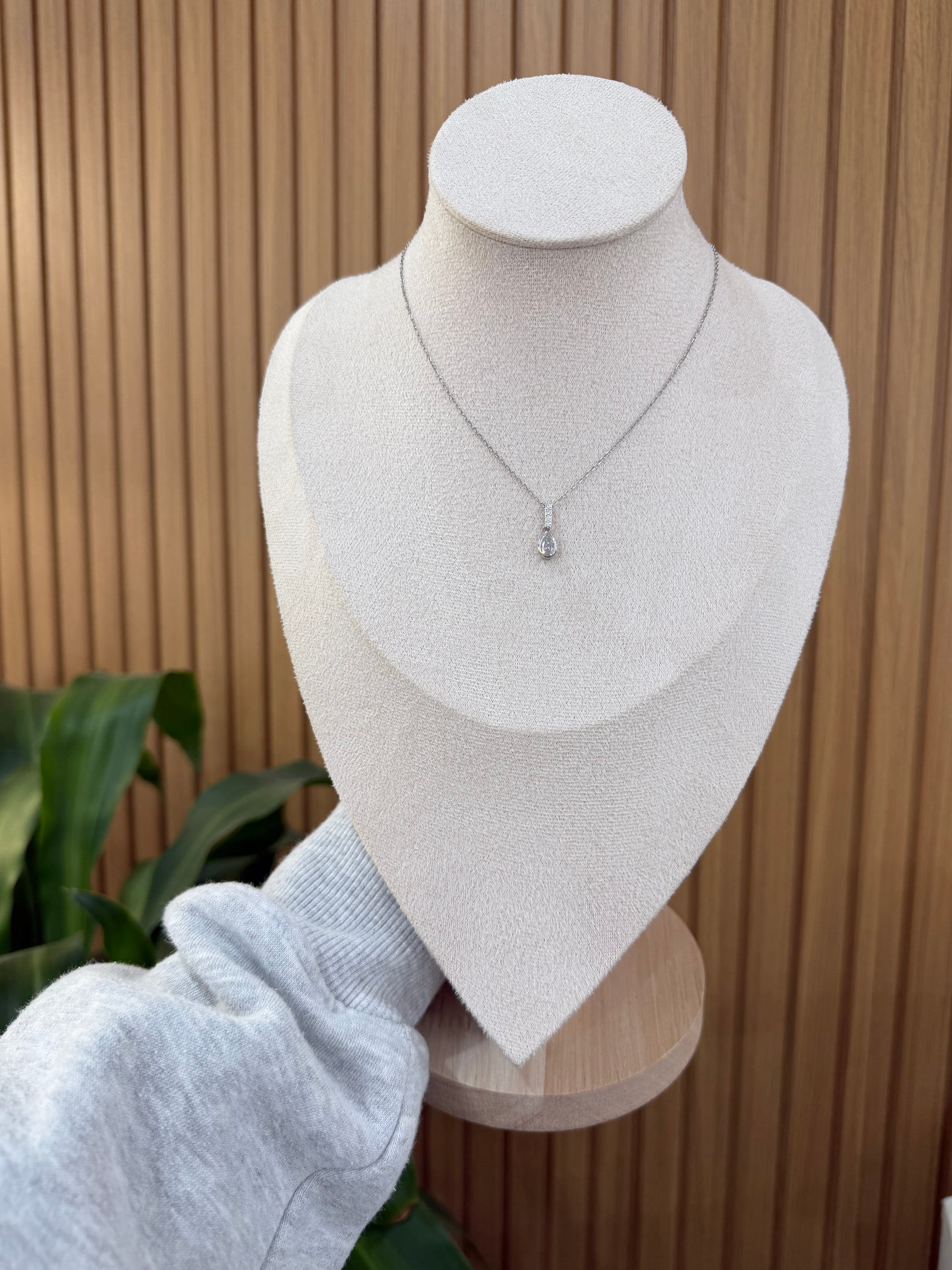 COLLANA GOCCIA ARGENTO 925