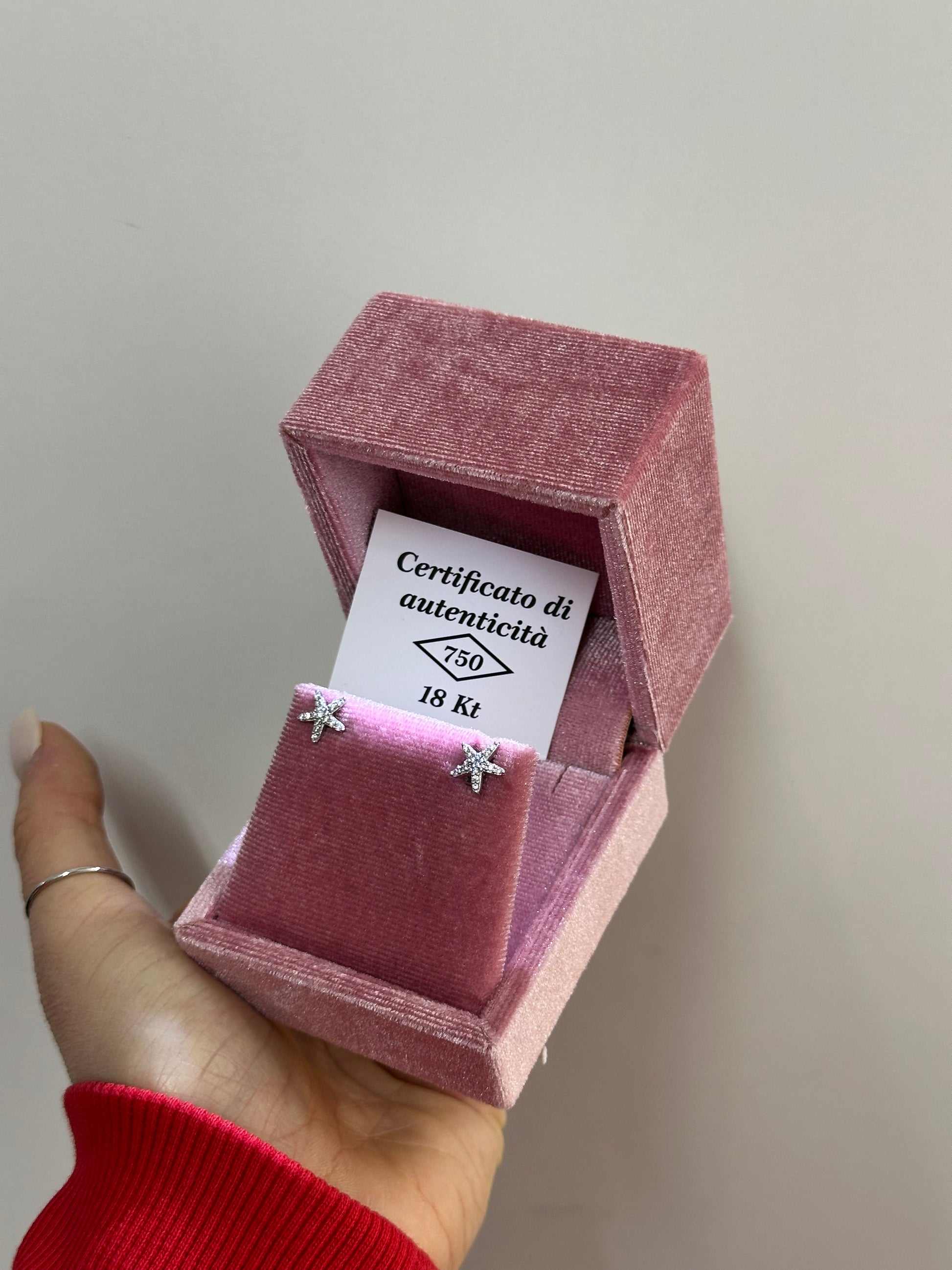 ORECCHINI STELLA MARINA ORO 18KT