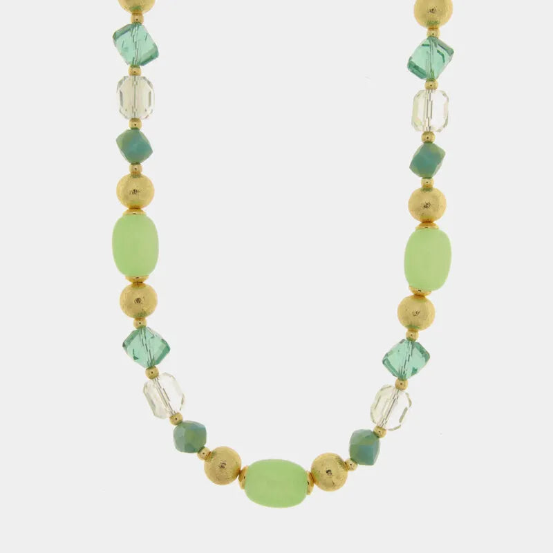 COLLANA AMO VENEZIA CRISTALLI VERDI
