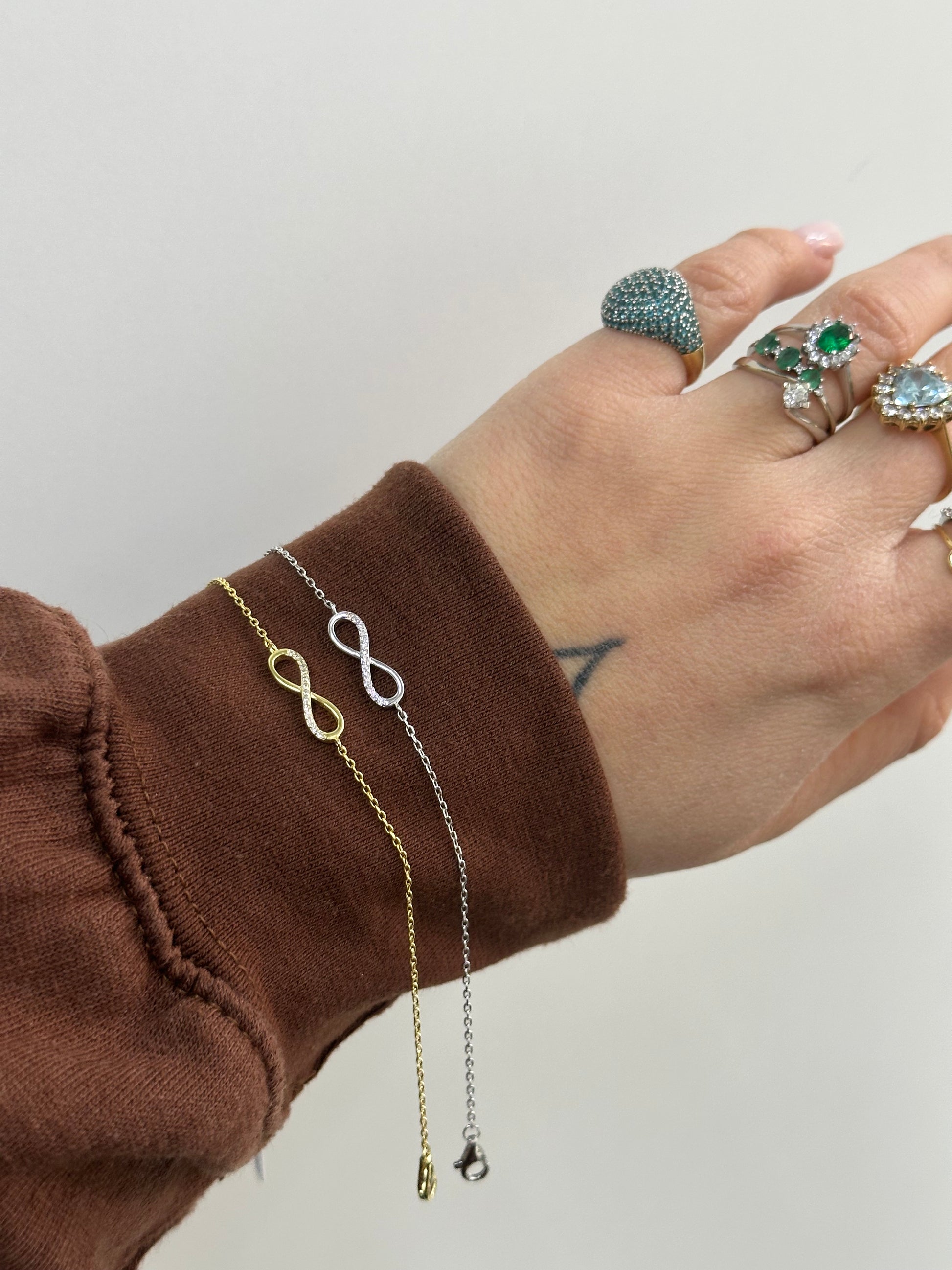 BRACCIALE INFINITO ARGENTO 925