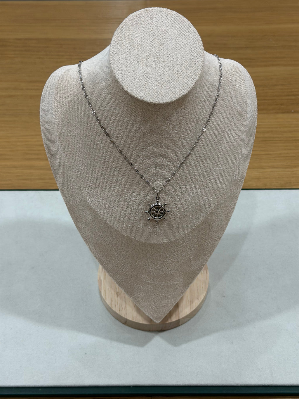 COLLANA ORO 18KT CON CIONDOLO TIMONE