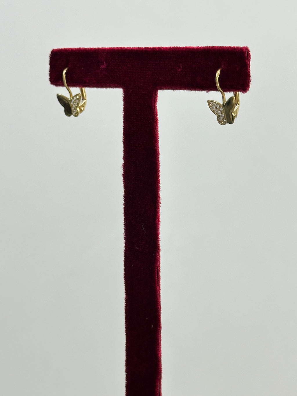 CERCHIETTI CON FARFALLA MONACHELLA ORO 18KT