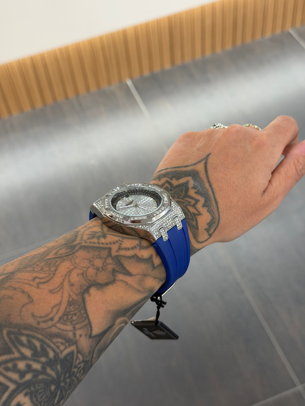 OROLOGIO RAPPER AMERICA BLU