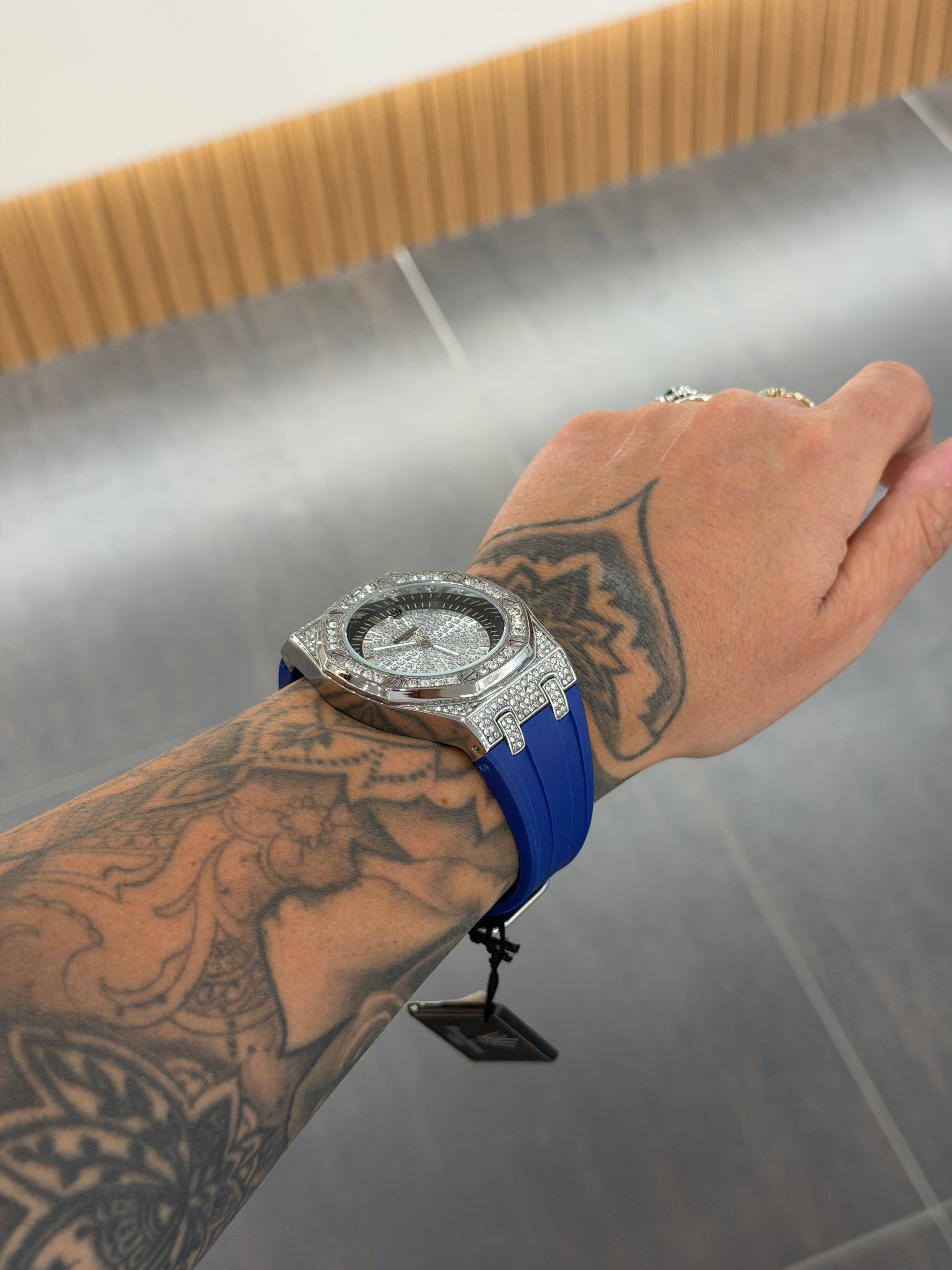 OROLOGIO RAPPER AMERICA BLU