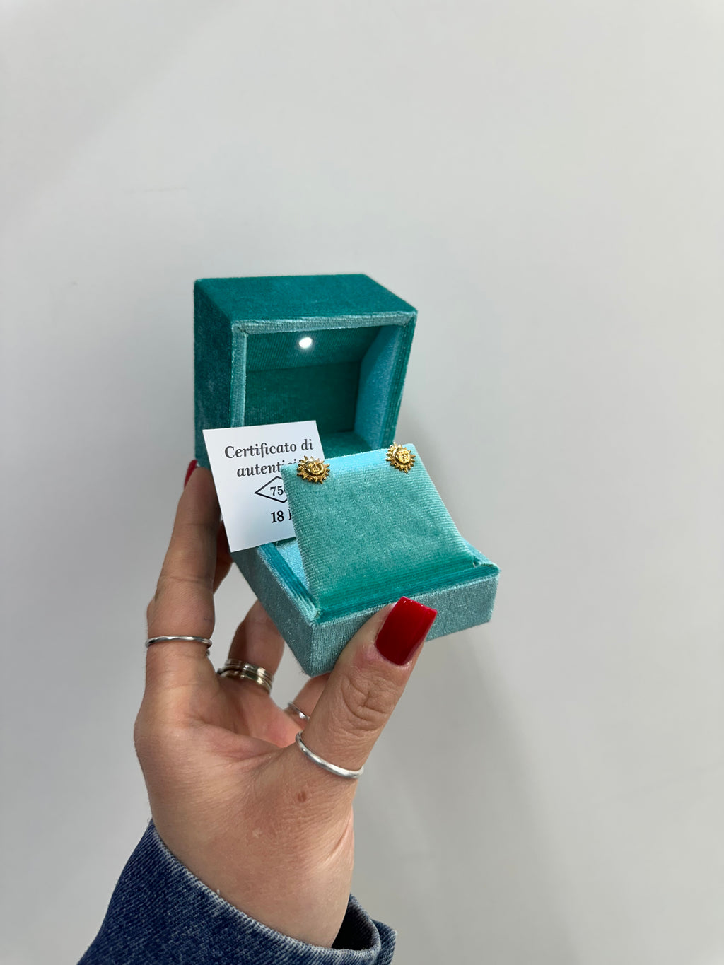 ORECCHINI SUN ORO 18KT