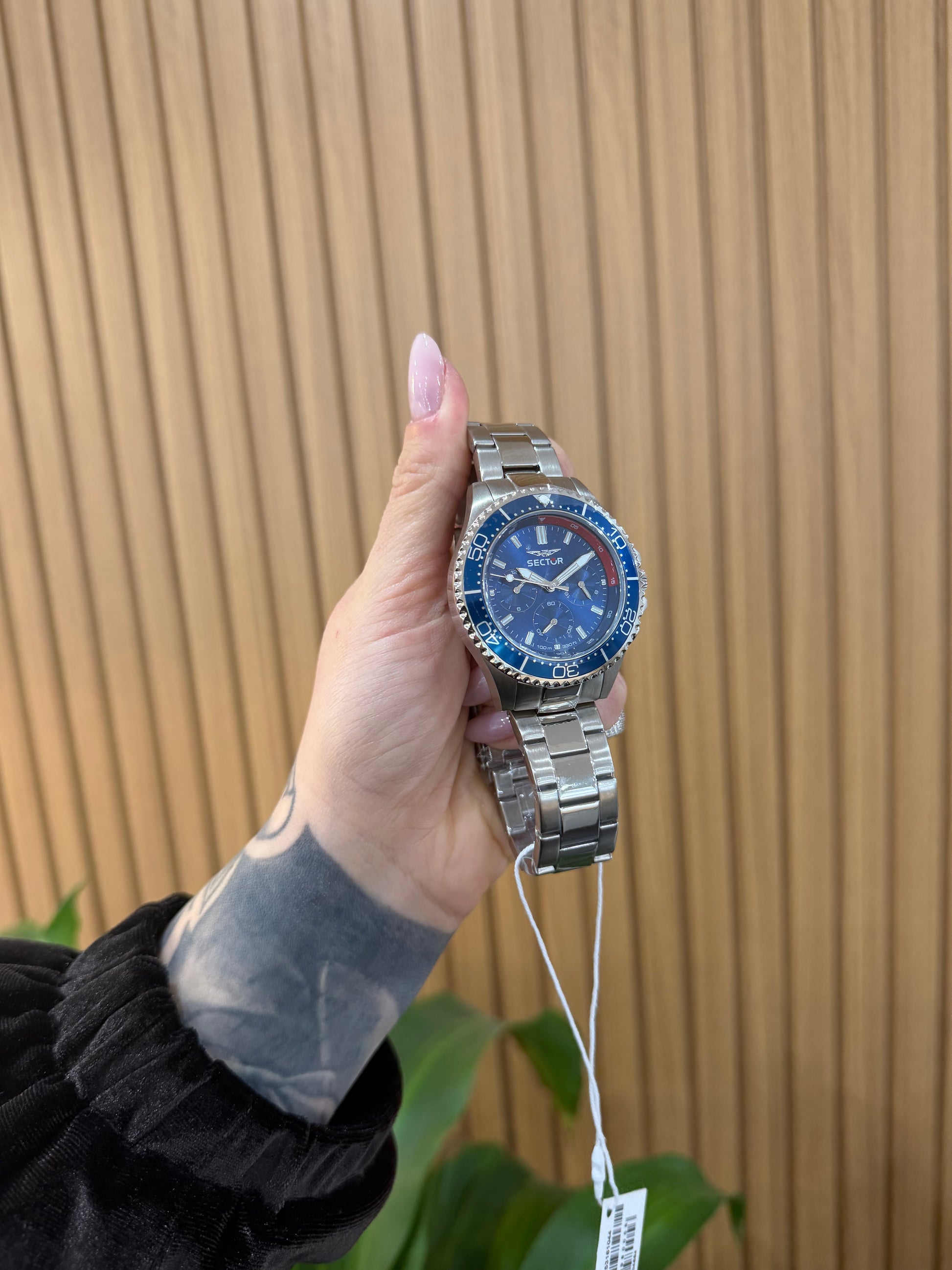 OROLOGIO SECTOR GHIERA BLU