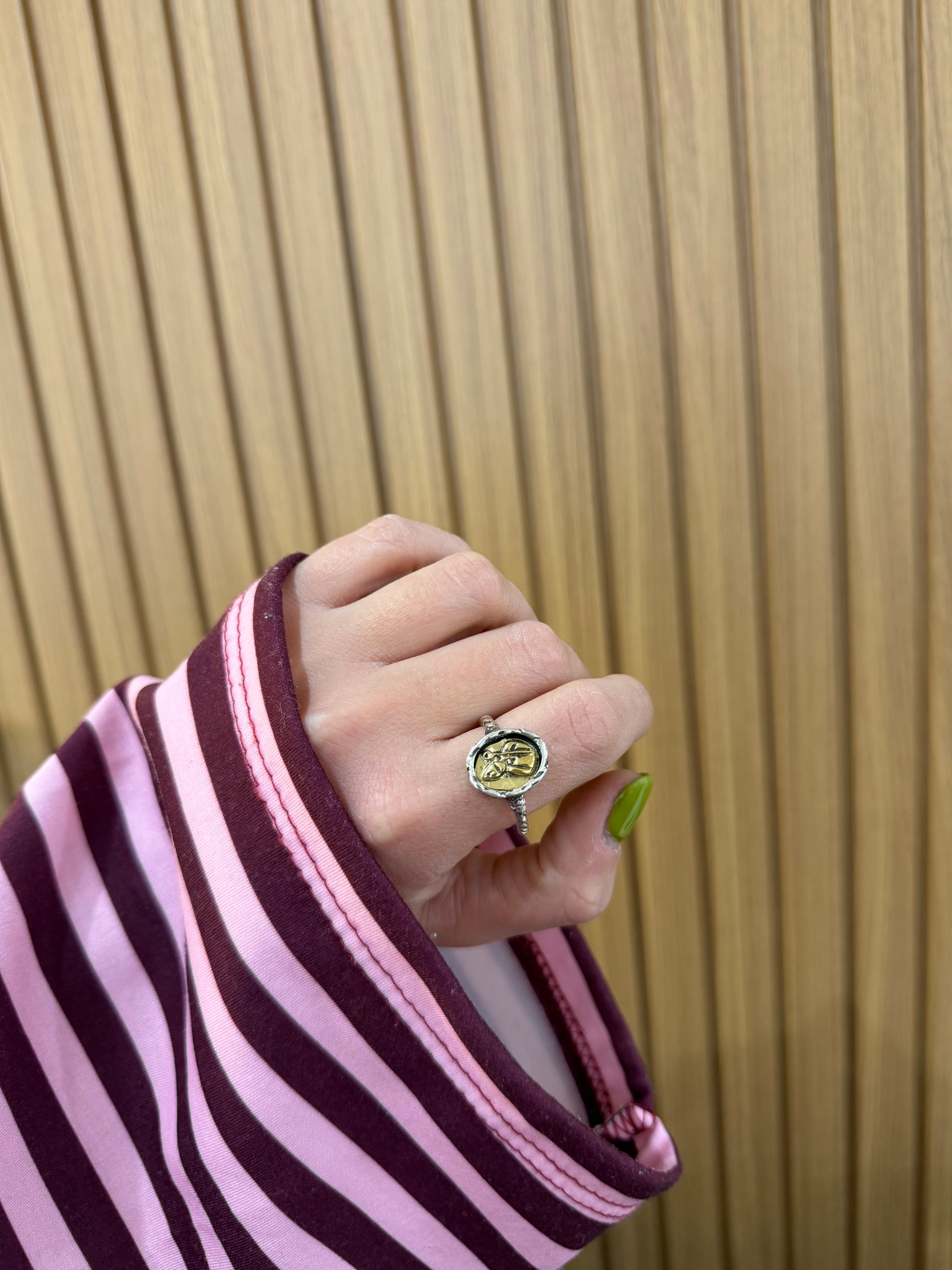 ANELLO SAN GENNARO ARGENTO 925 TONDO