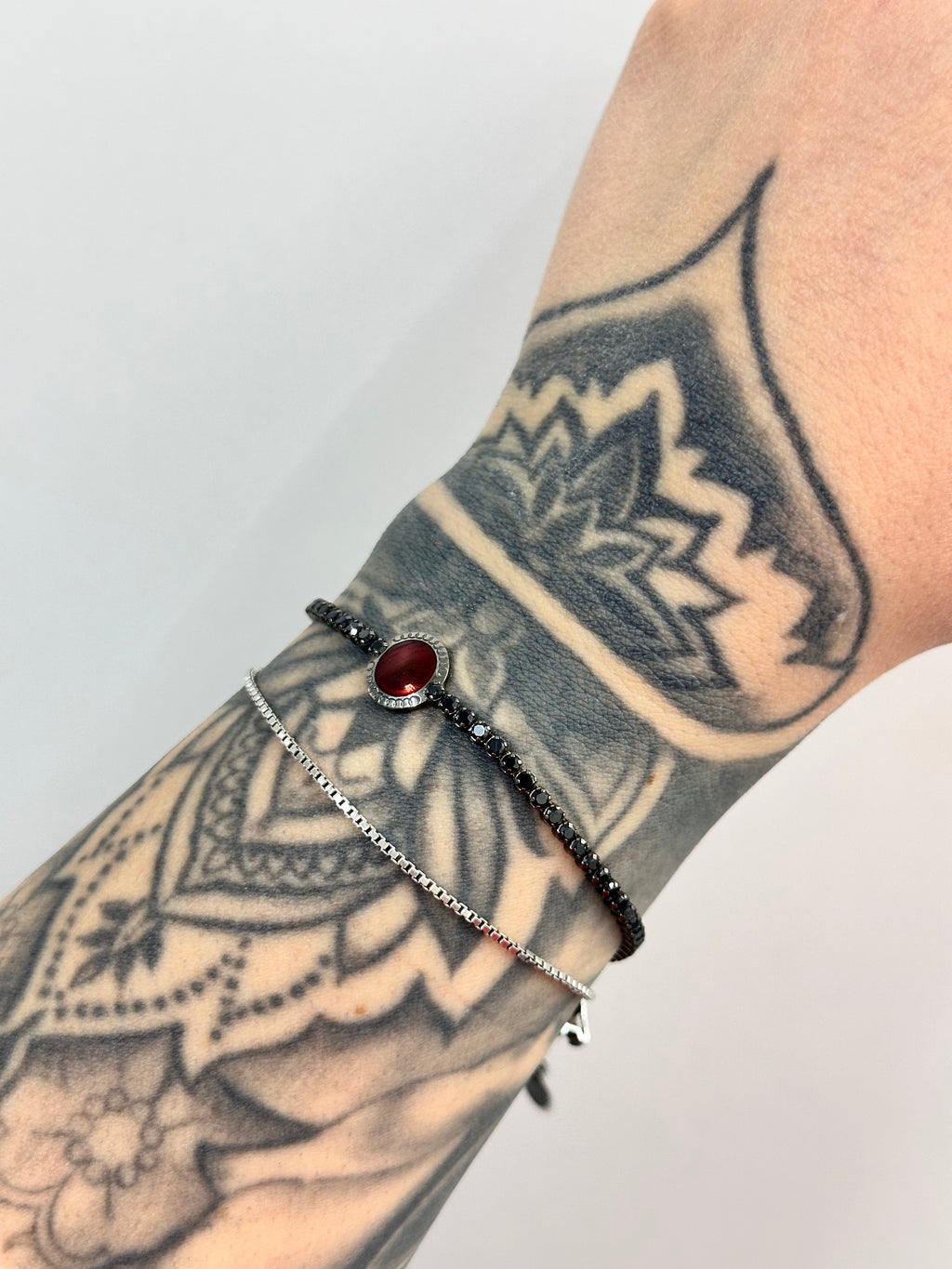 BRACCIALE GOYATÈ TENNIS BLACK