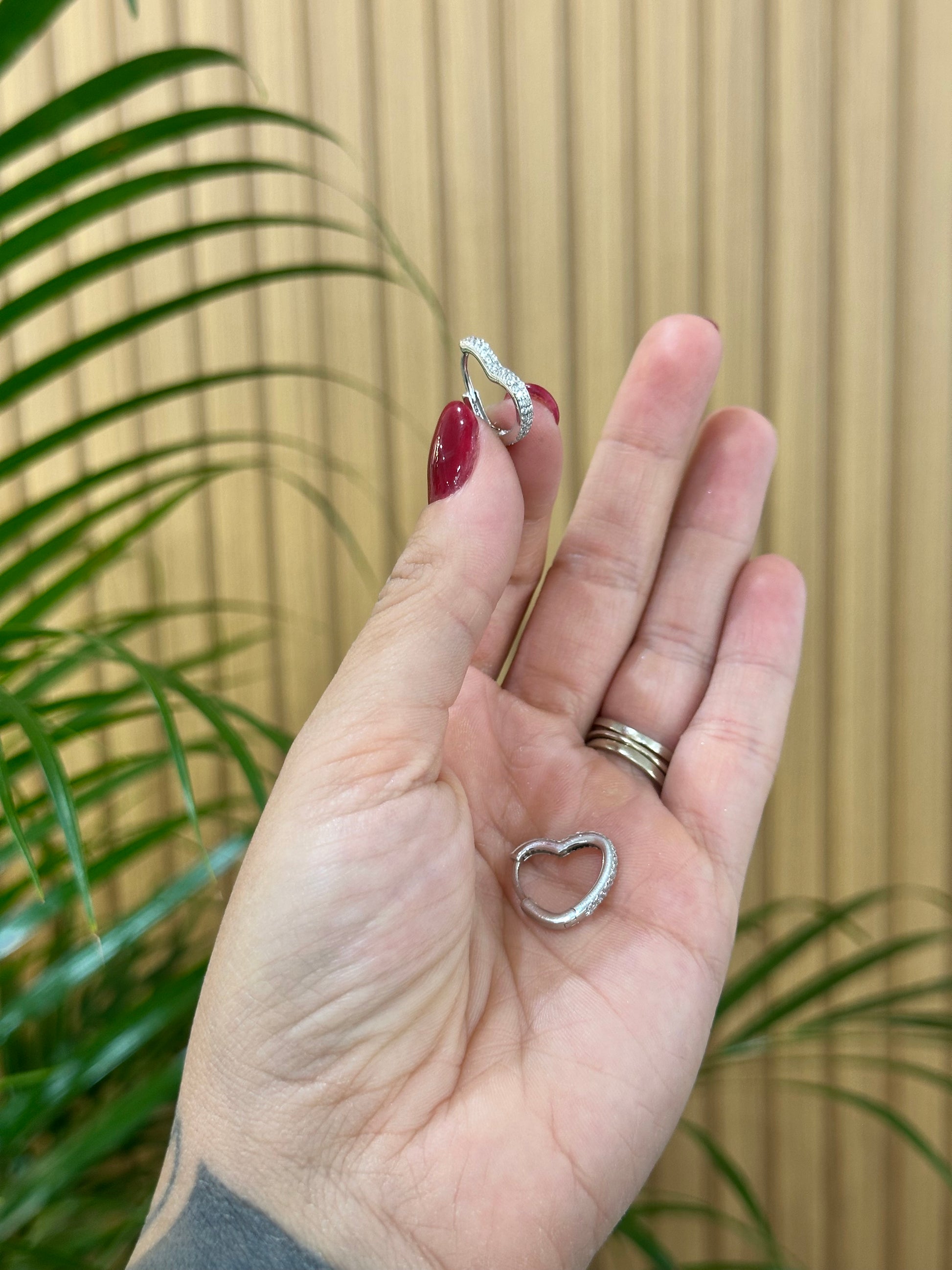 CERCHIETTI CUORE ARGENTO 925