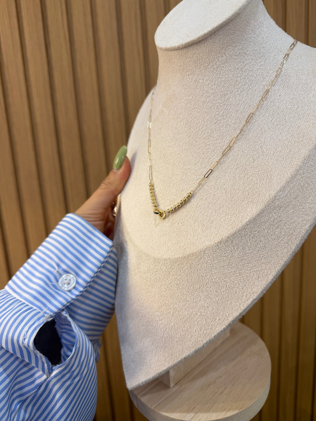COLLANA CUORI INTRECCIATI ORO 18KT