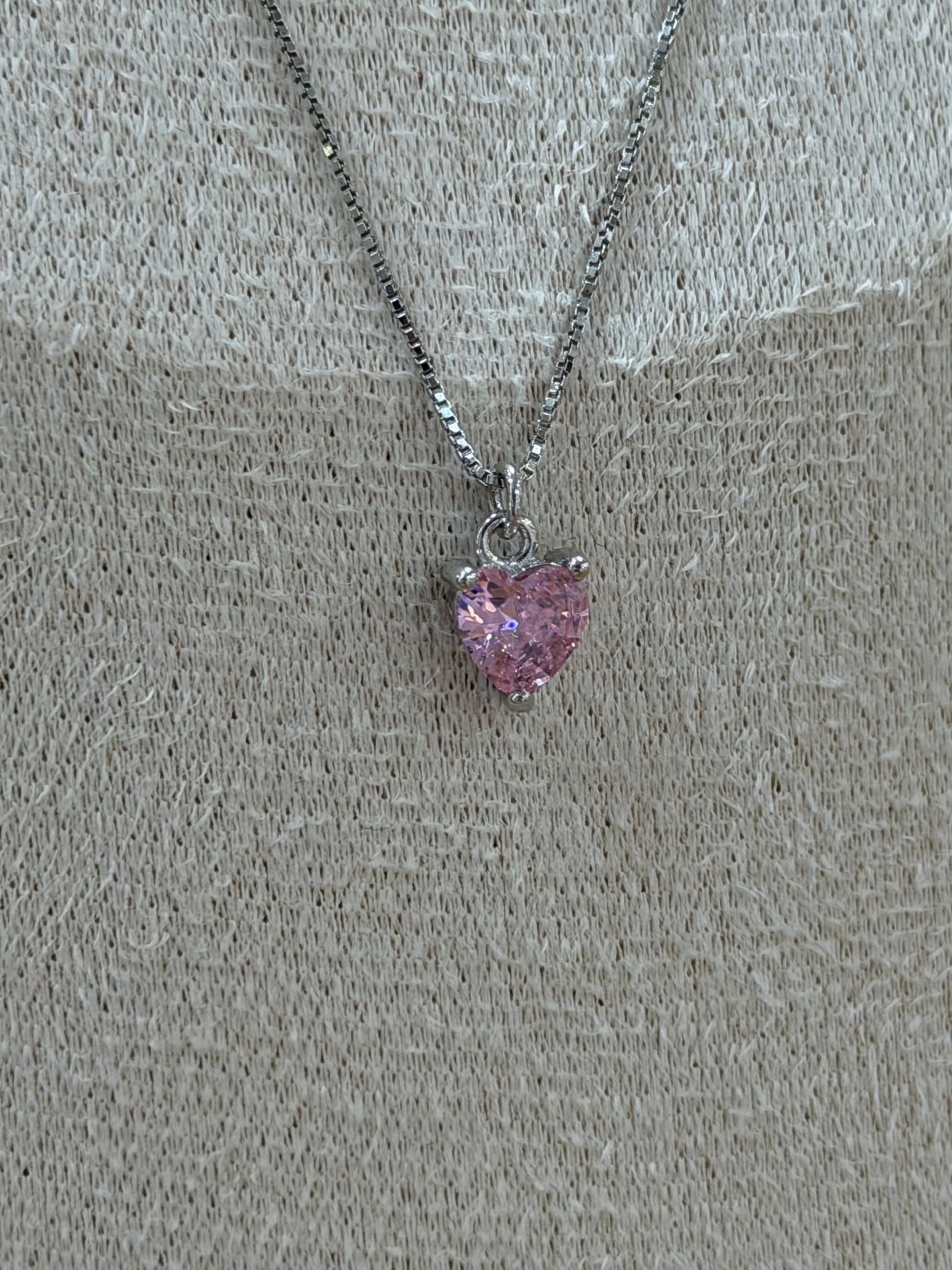 COLLANA MINI CUORICINO ARGENTO 925