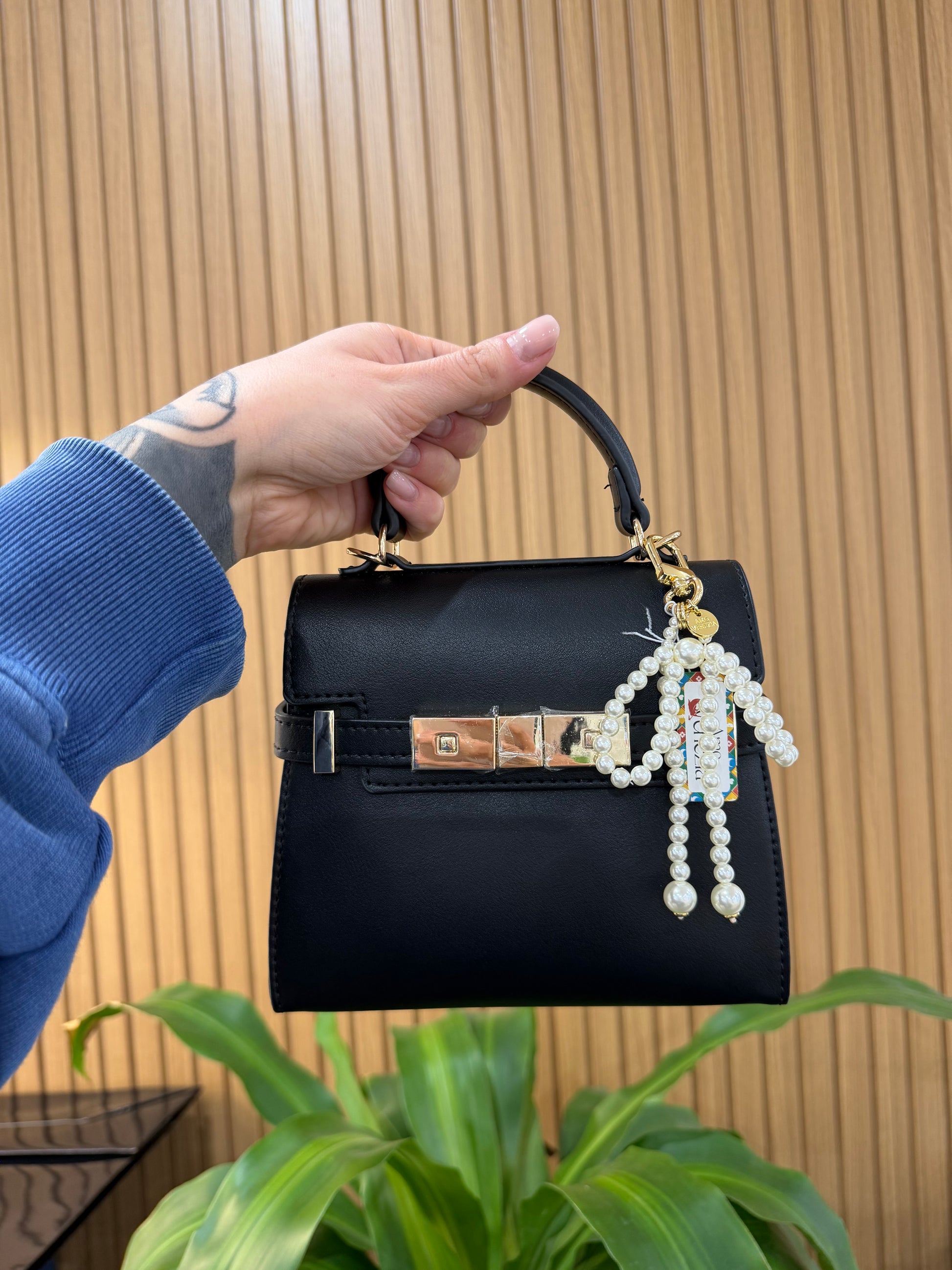 CHARM FIOCCHETTO DI PERLE AMO VENEZIA