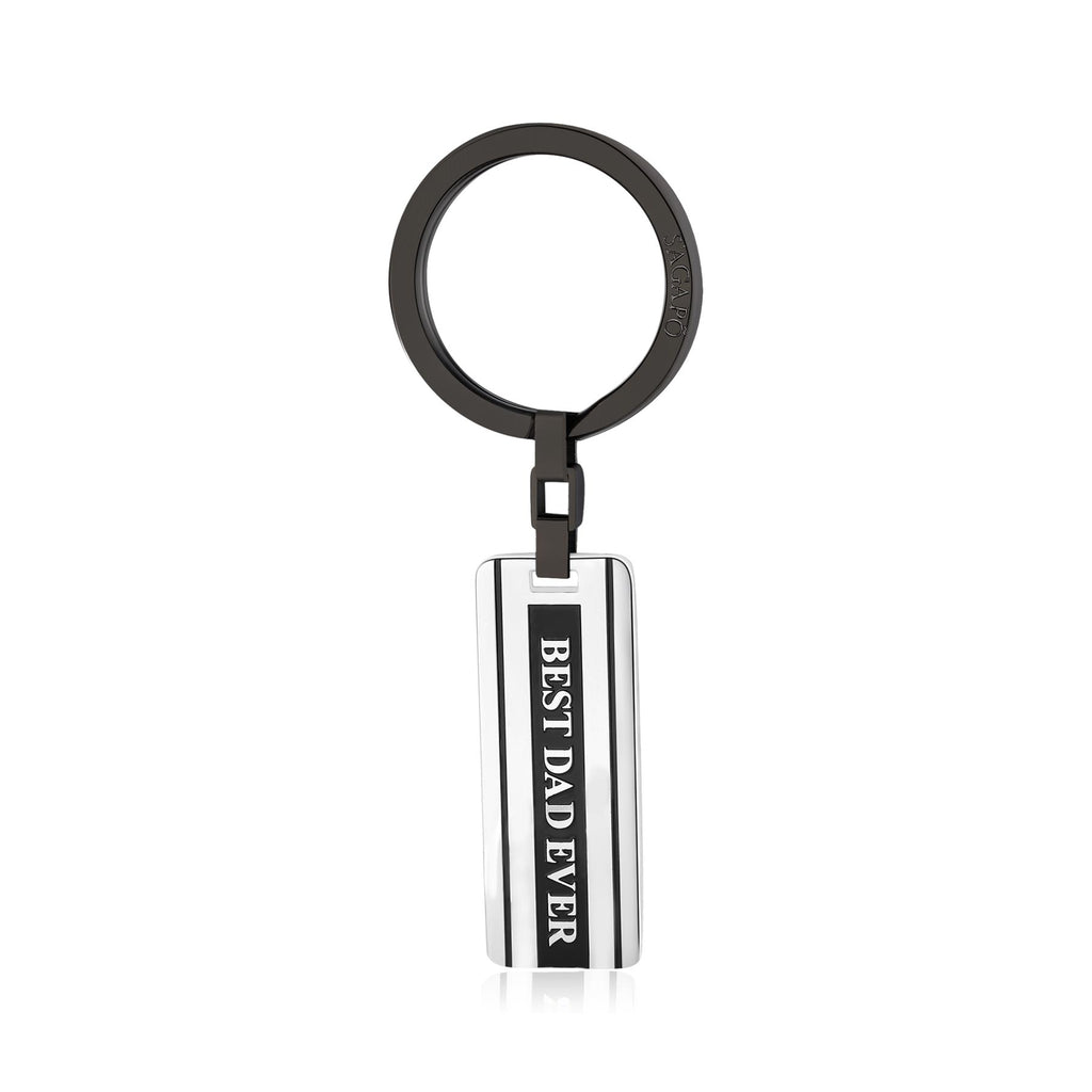 PORTACHIAVI BEST DAD EVER S'AGAPO