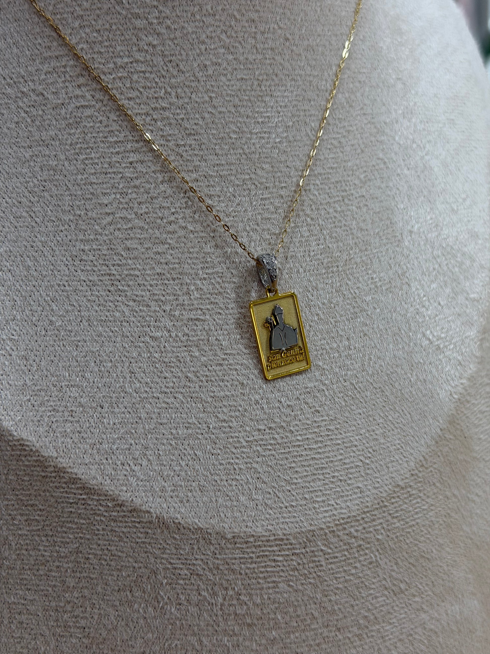 COLLANA SAN GENNARO ARGENTO 925
