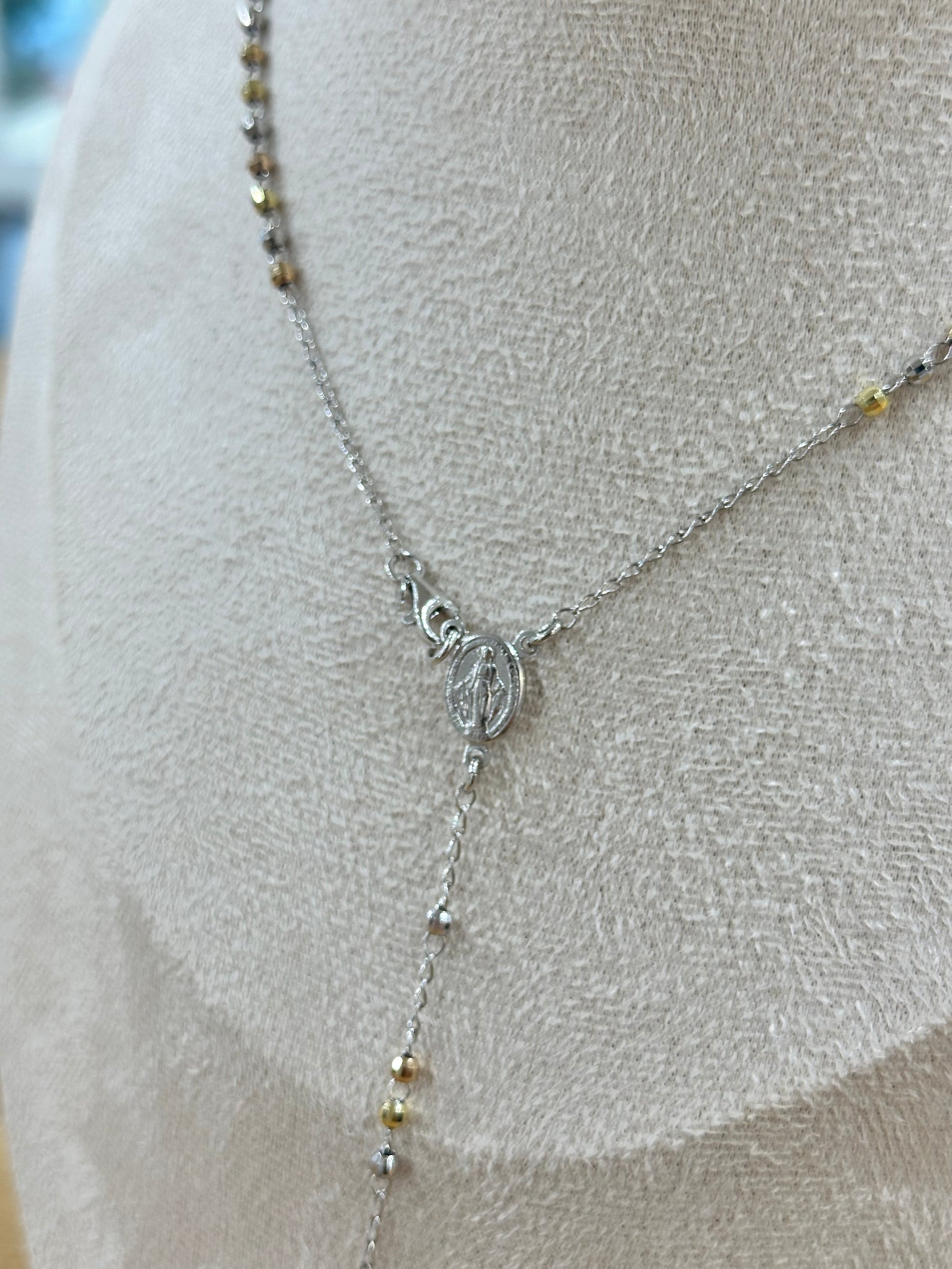 COLLANA ROSARIO MILLE LUCI ARGENTO 925