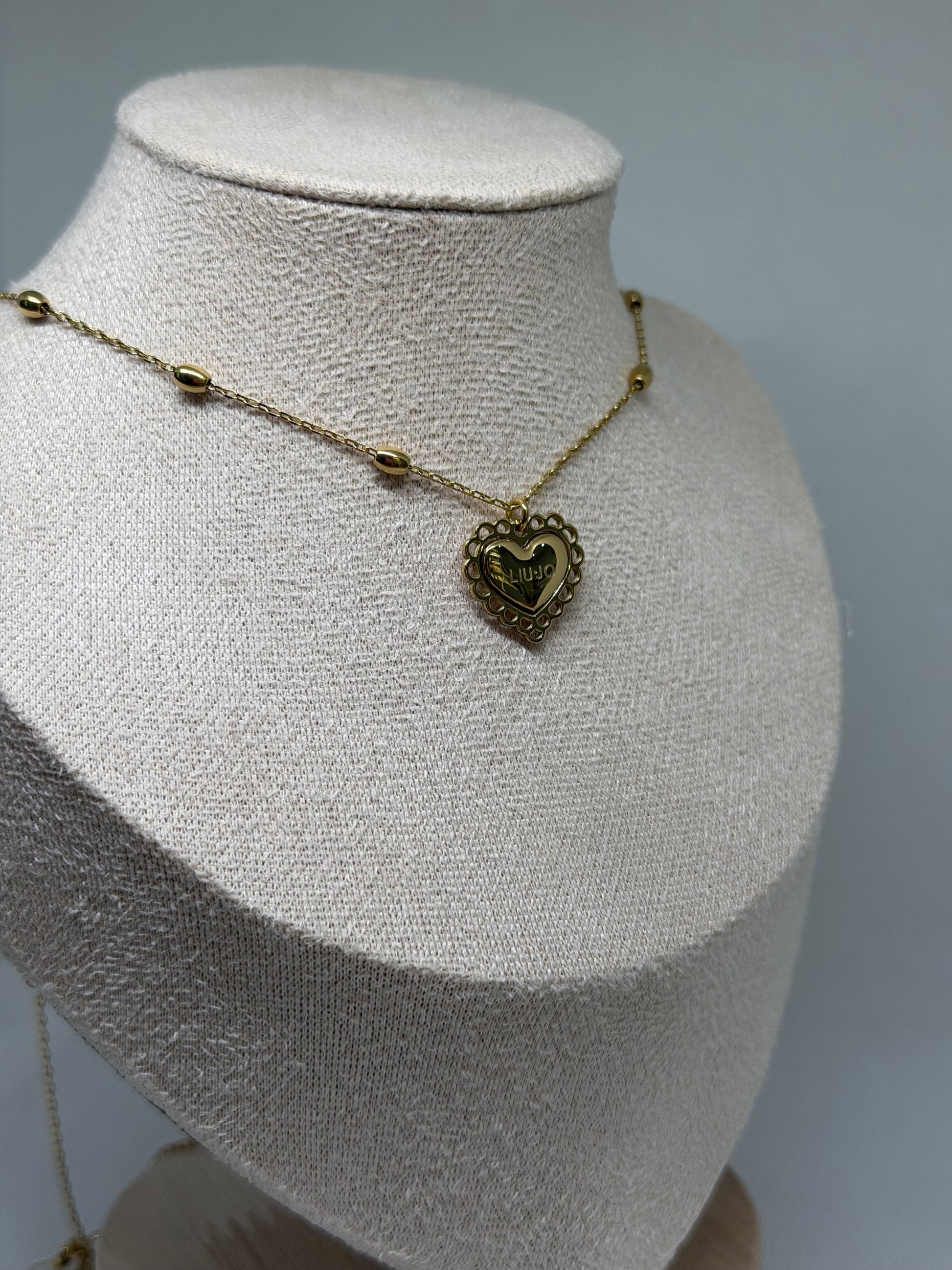 COLLANA LIU JO CUORICINO DORATO