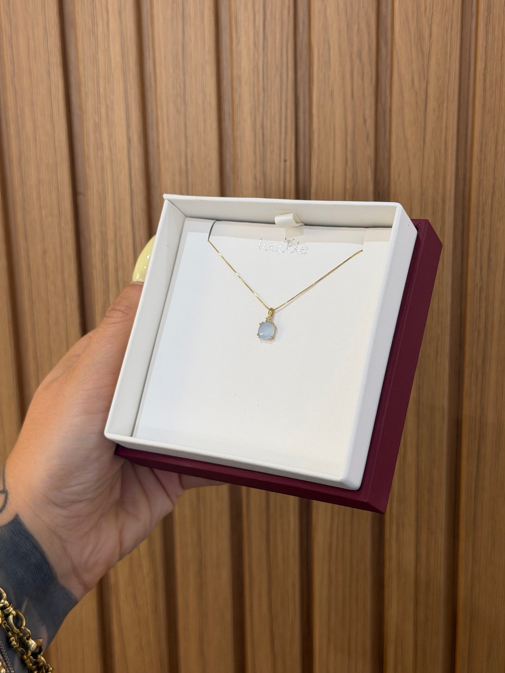 COLLANA LUCCIOLE PIETRA BLU